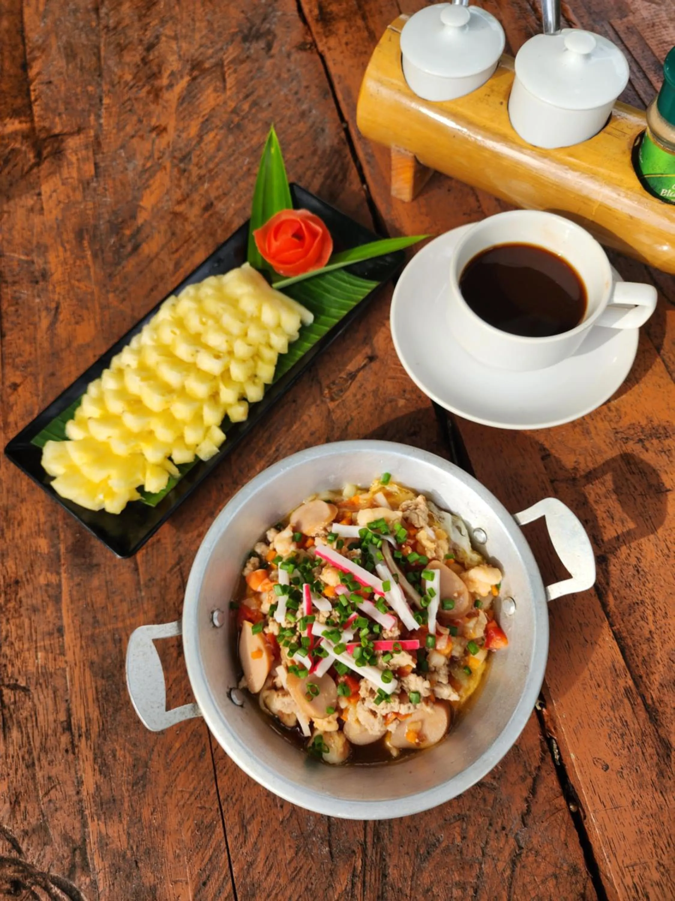 Breakfast in Sawasdee Lagoon Camping & Restaurant