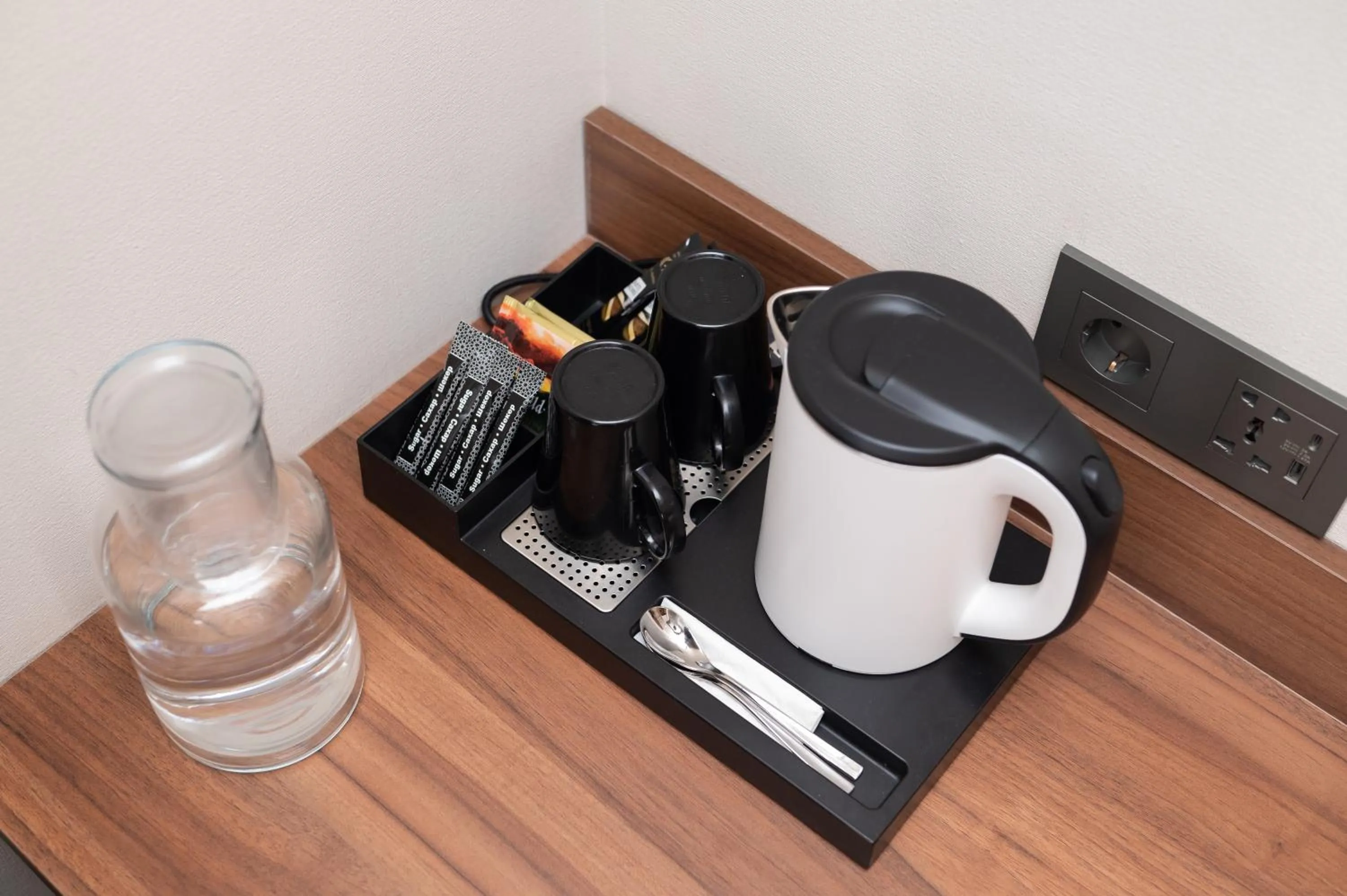 Coffee/tea facilities in Freedom hotel Bishkek