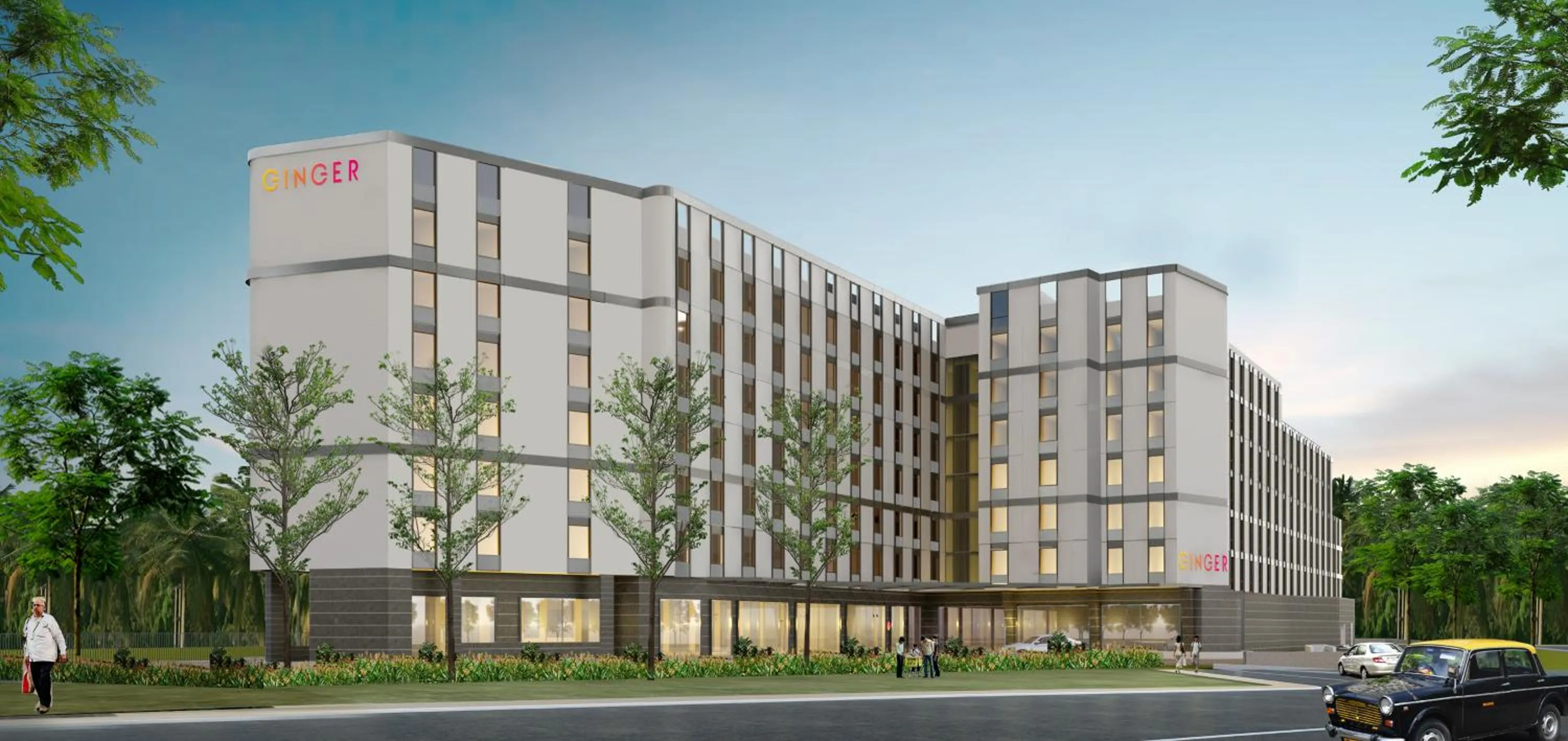 Property building in Ginger Mumbai Airport