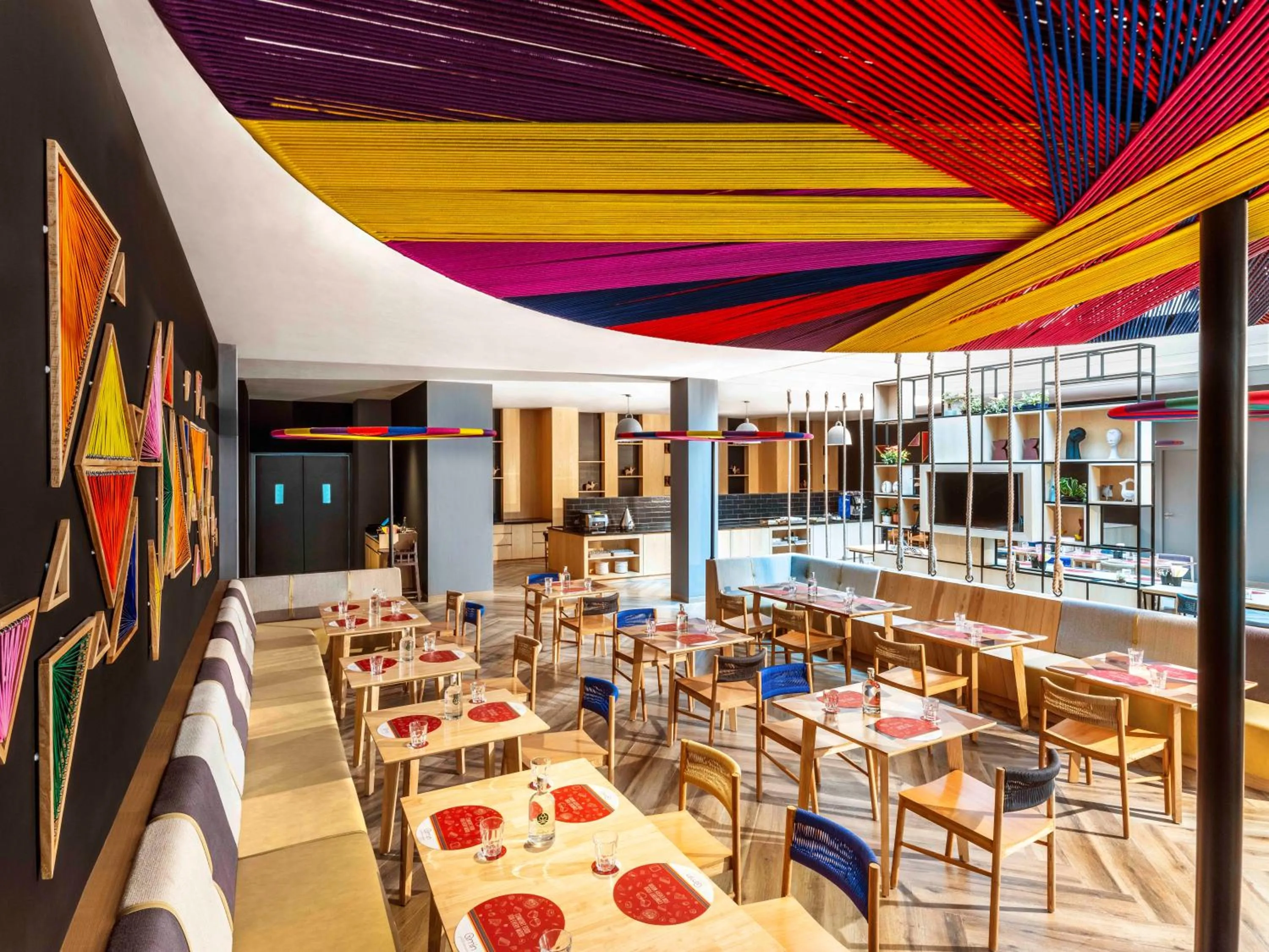 Dining area in Ginger Mumbai Airport