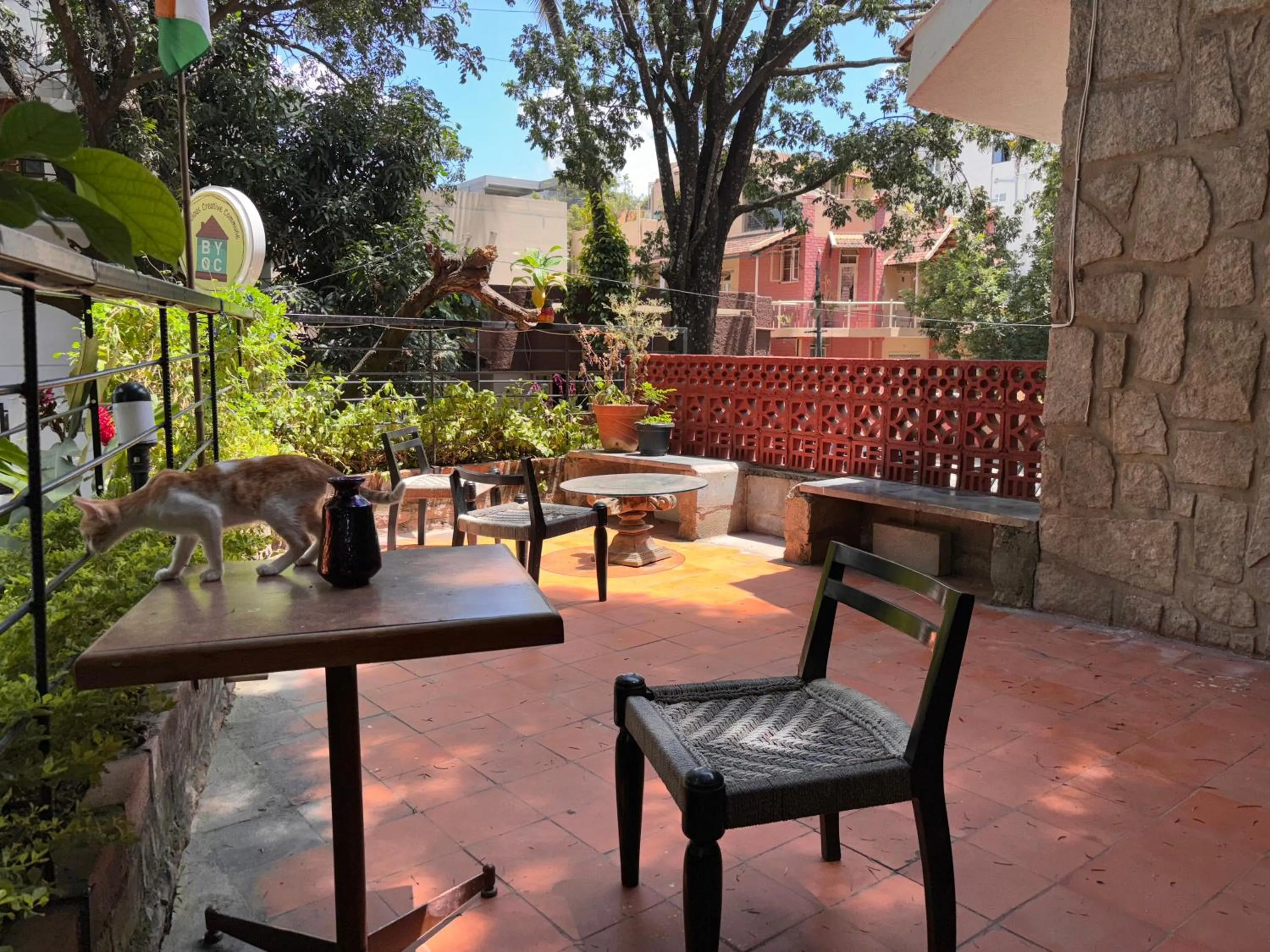 Balcony/Terrace in BYOC Hostels - Indiranagar