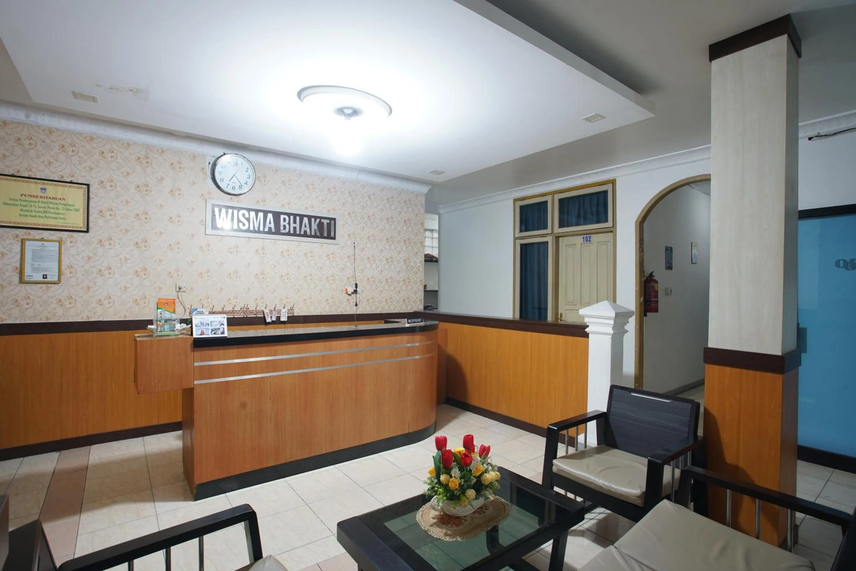 Lobby or reception in Hotel Bhakti Syariah