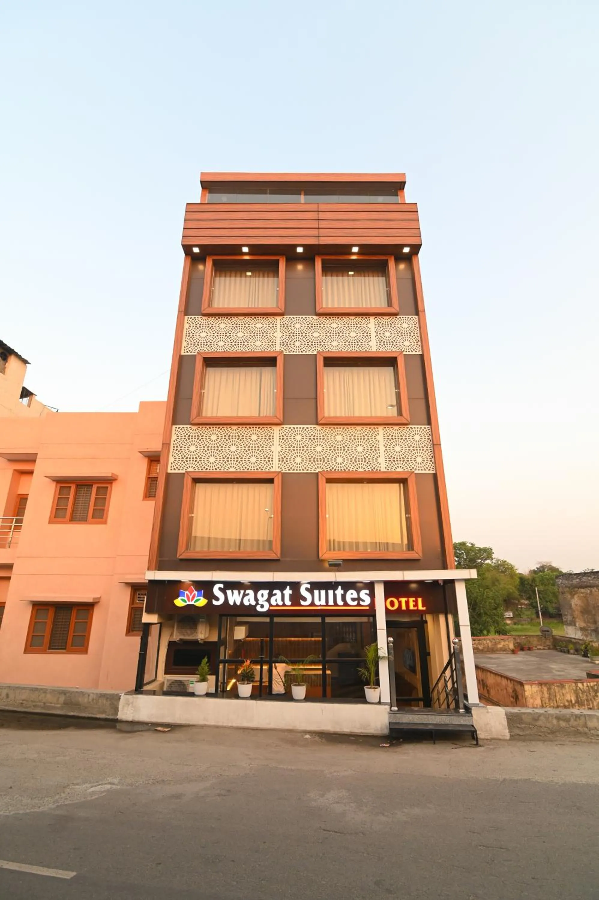 Property building in Hotel Swagat Suites