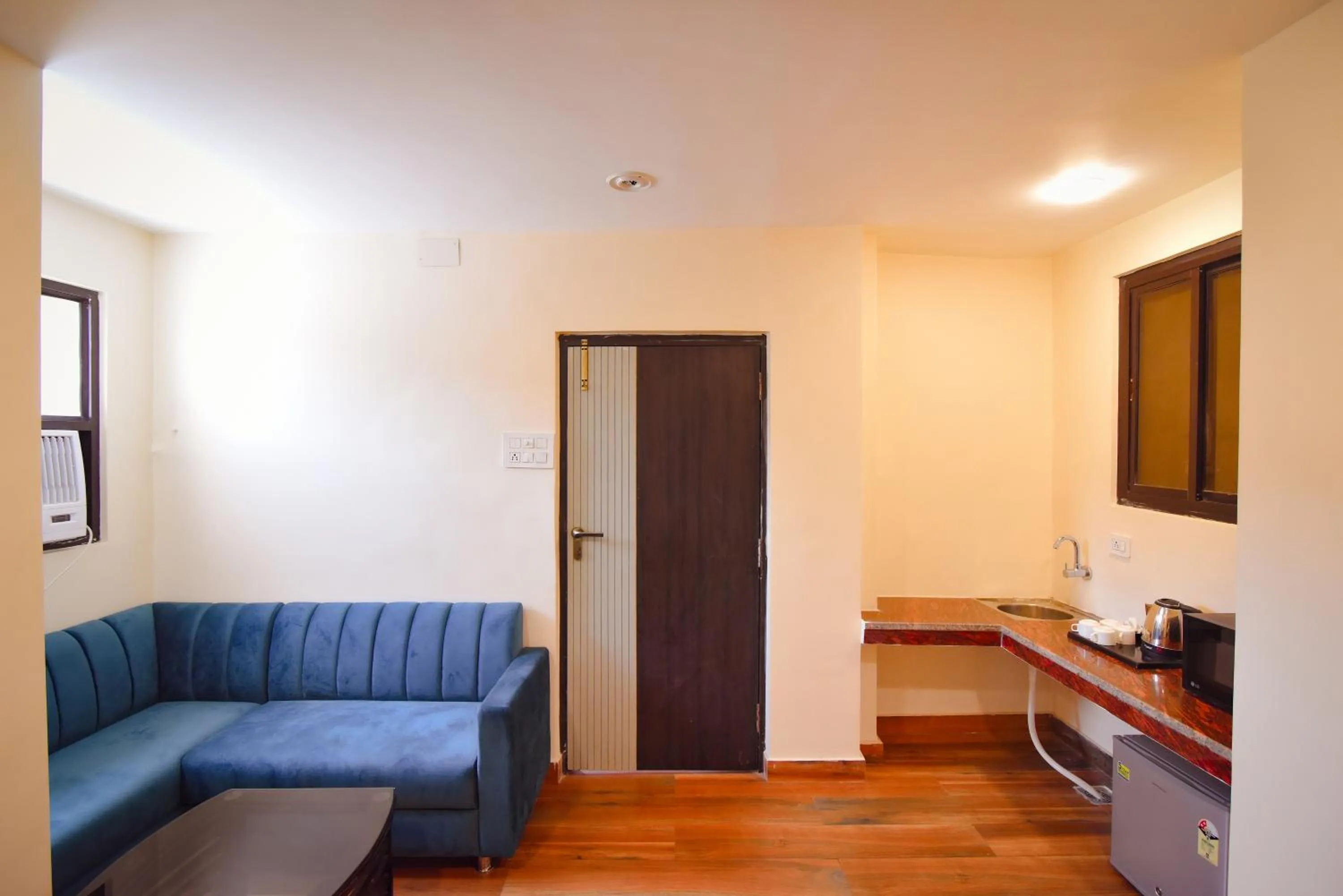 Kitchen or kitchenette in Hotel Swagat Suites