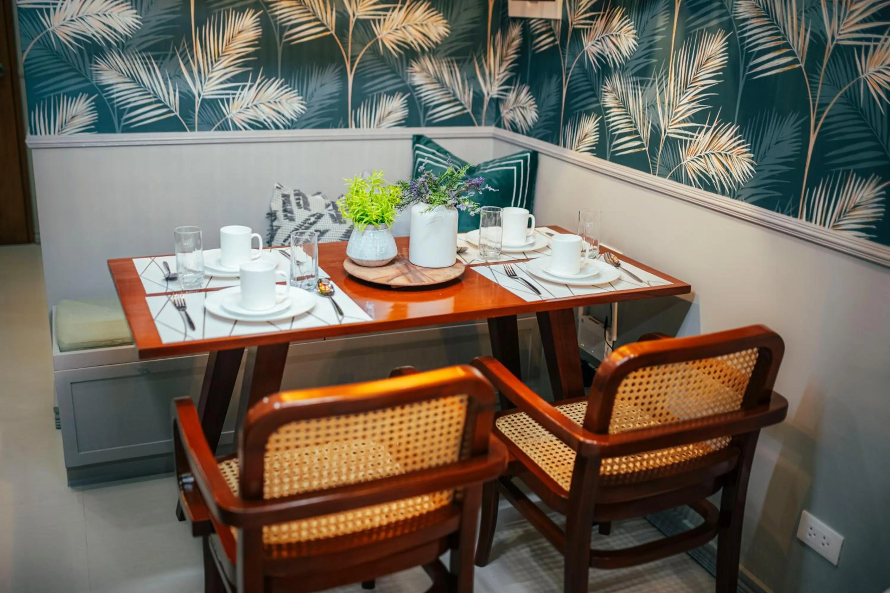 Dining area in 503 One Pontefino Towers