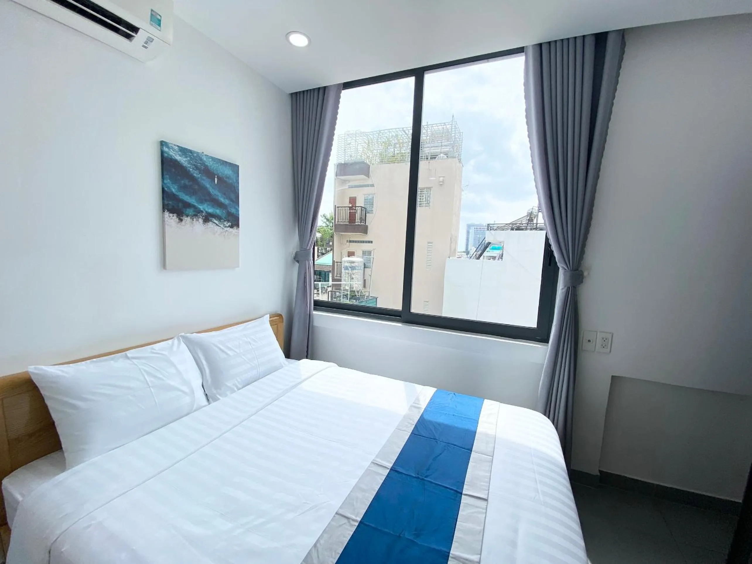 Bedroom, Bed in Home Away Minh Khai - Serviced Apartment