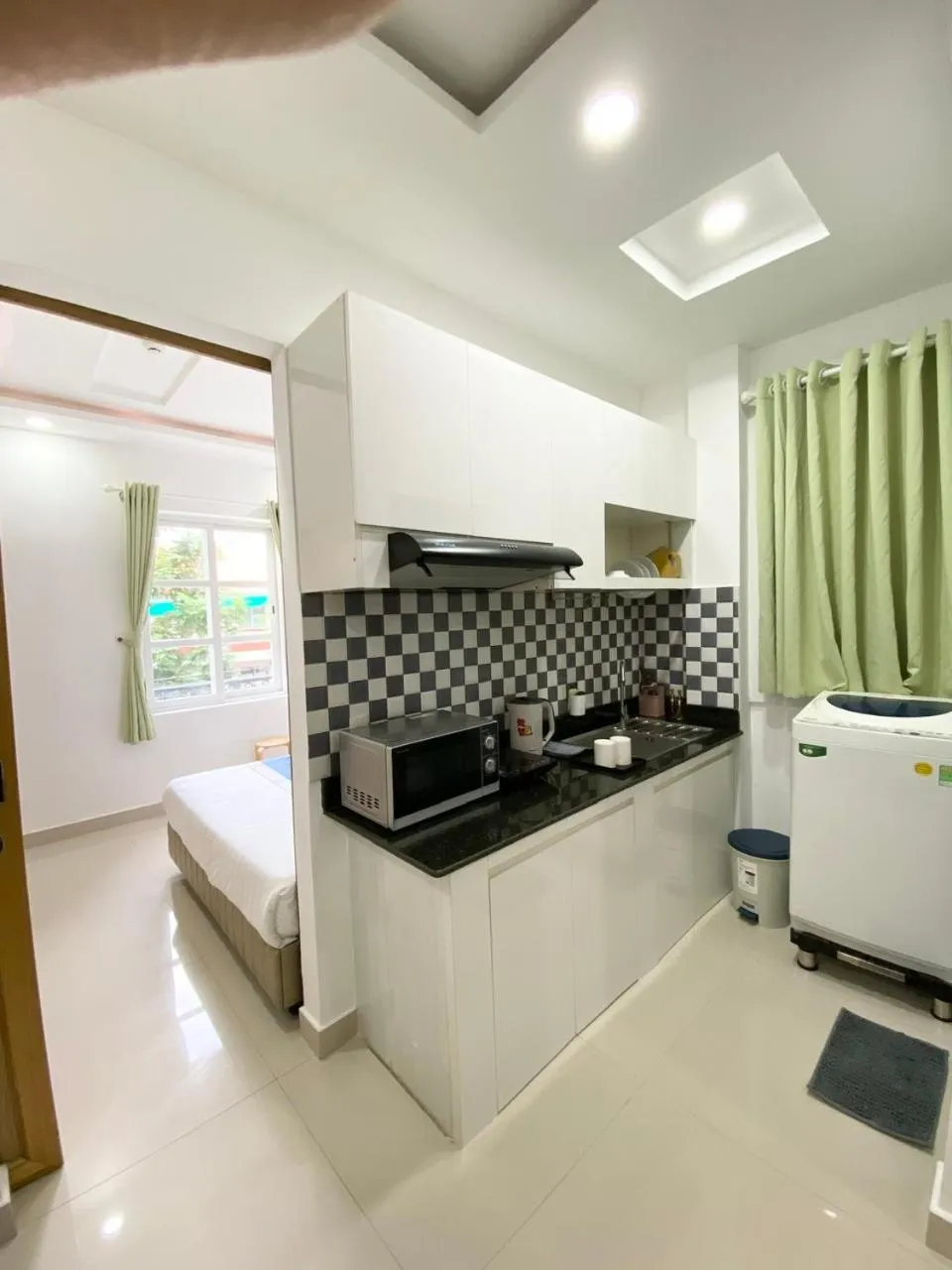 Kitchen or kitchenette in Home Away Minh Khai - Serviced Apartment