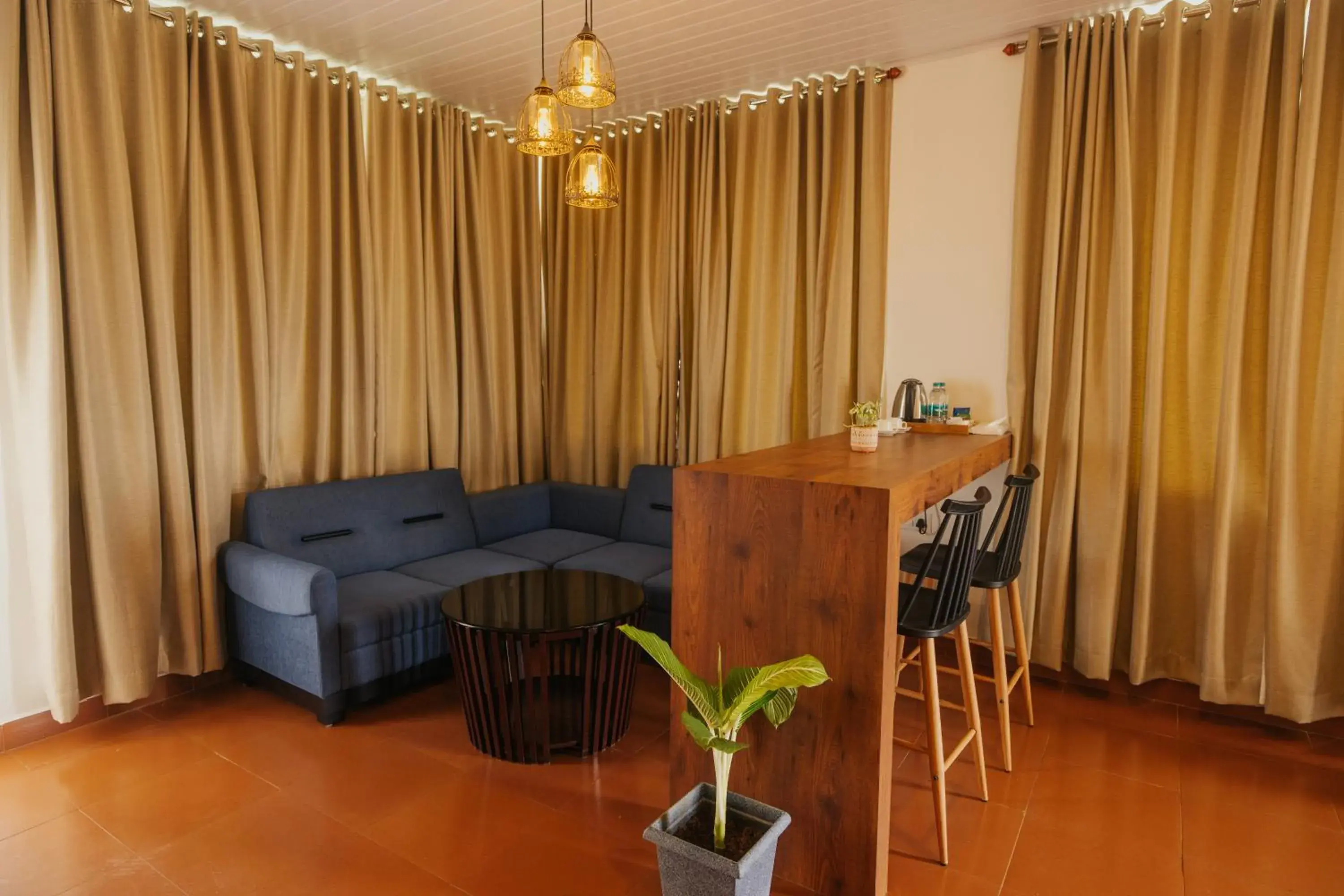 Bed in Misty Courtyard Resort Bed in Misty Courtyard Resort