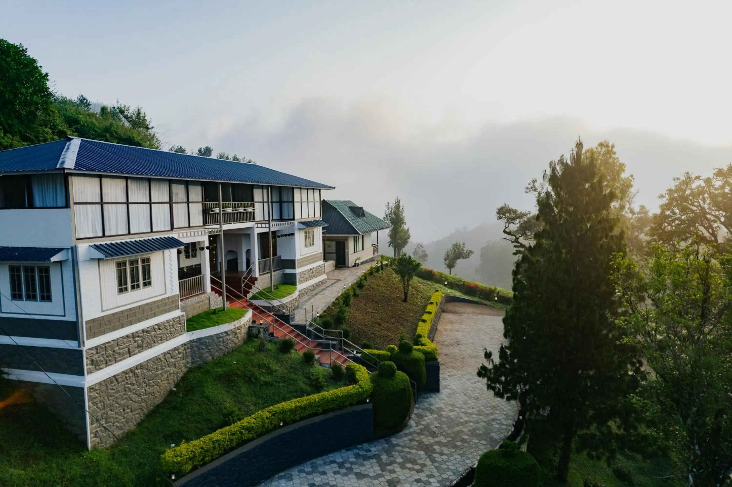 Property building in Misty Courtyard Resort