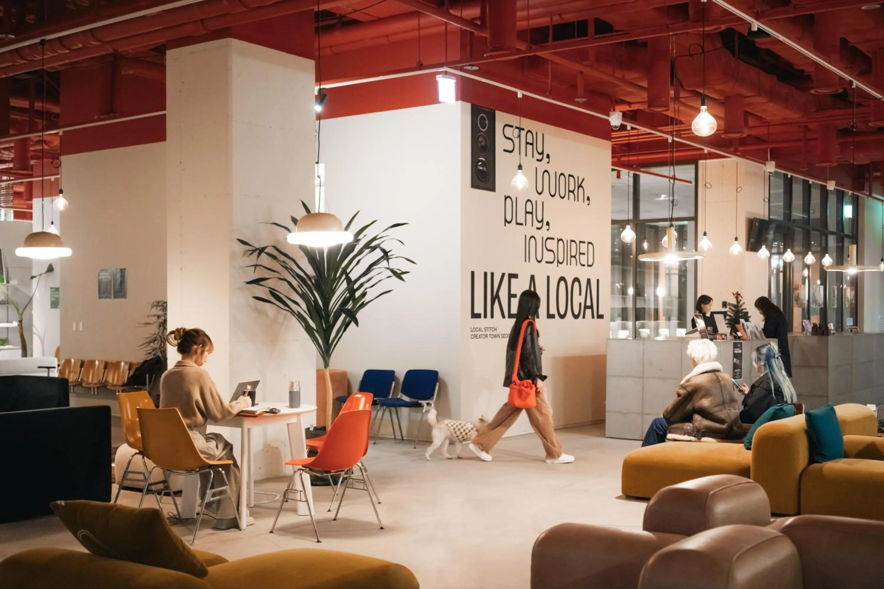 Lobby or reception in Local Stitch Creator Town Seogyo