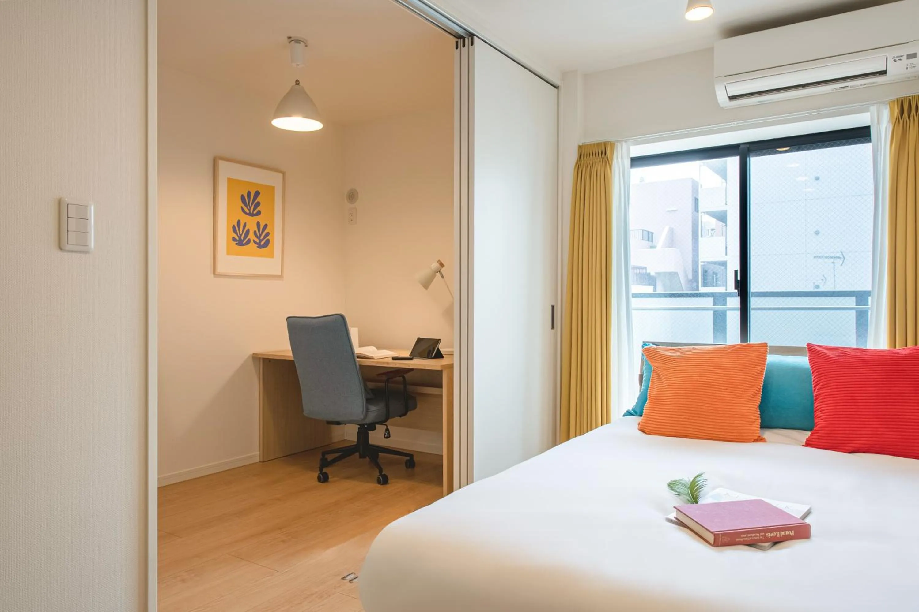 Bed in Blossom Terrace Ryogoku