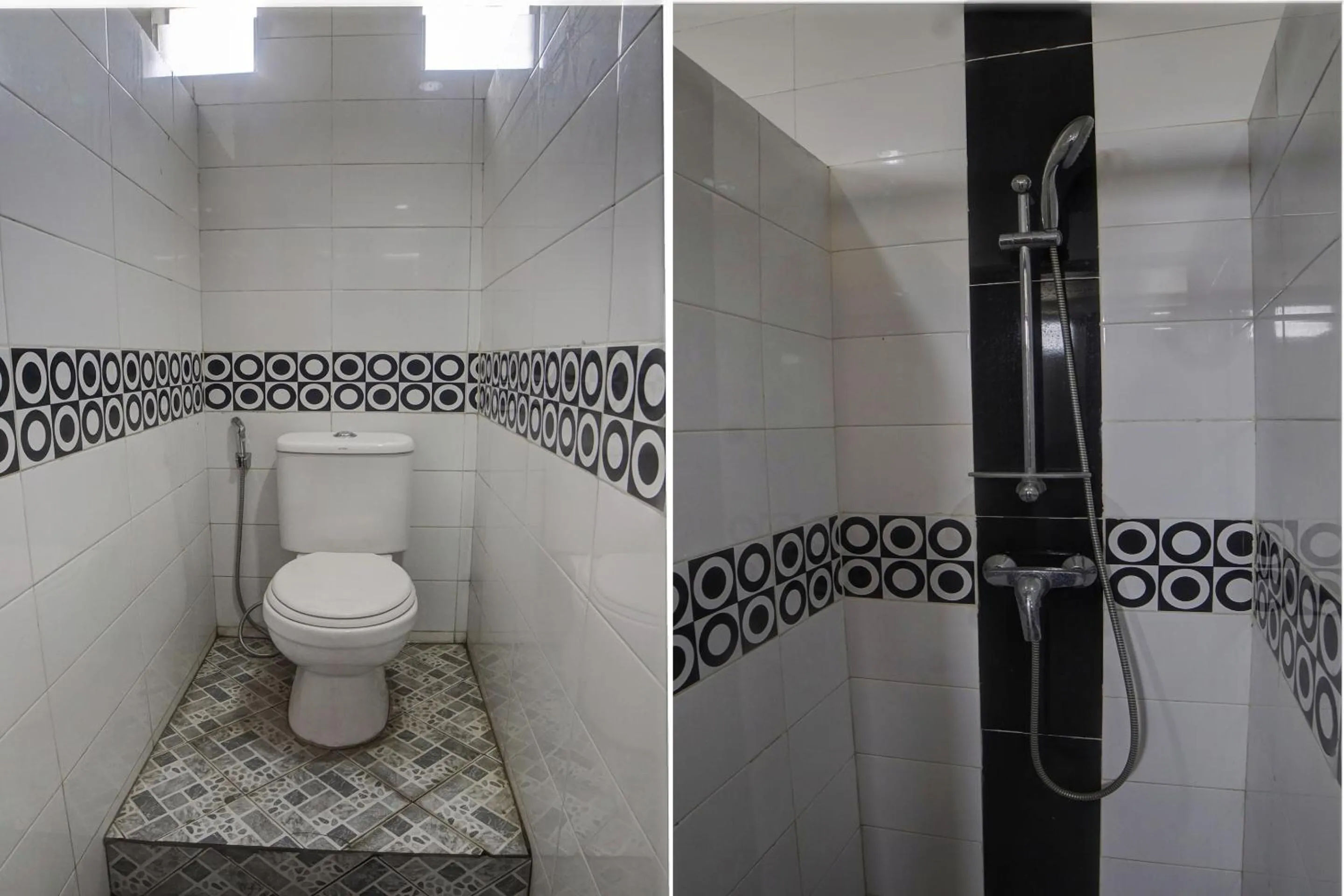 Bathroom in Hotel O Finest House Near Amplas Bus Terminal