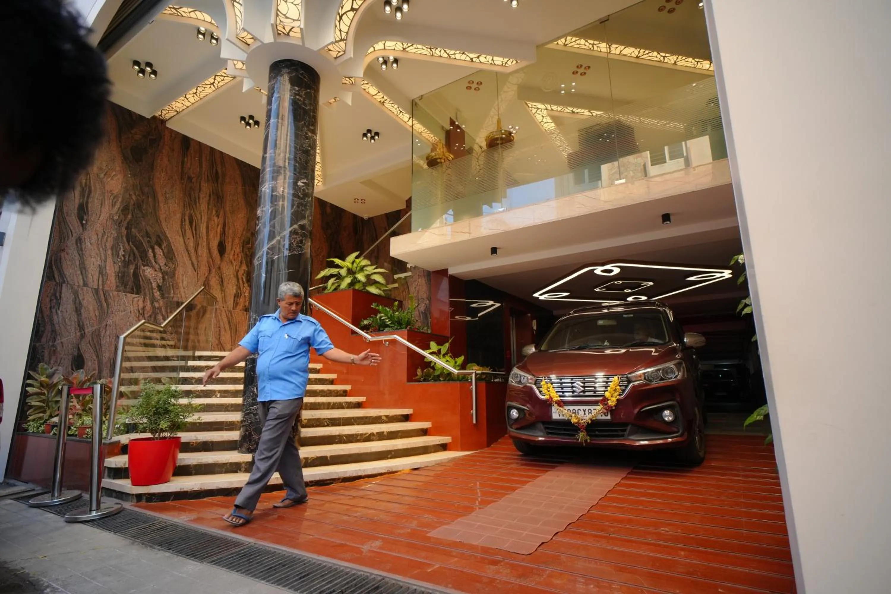 Parking in Hotel Grand Sabarees