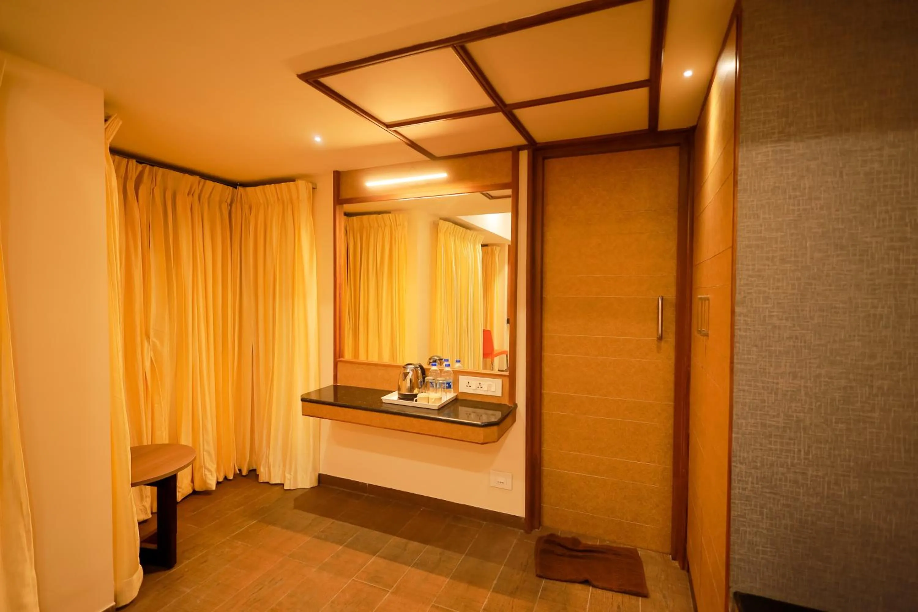 Bathroom, Bed in Hotel Grand Sabarees