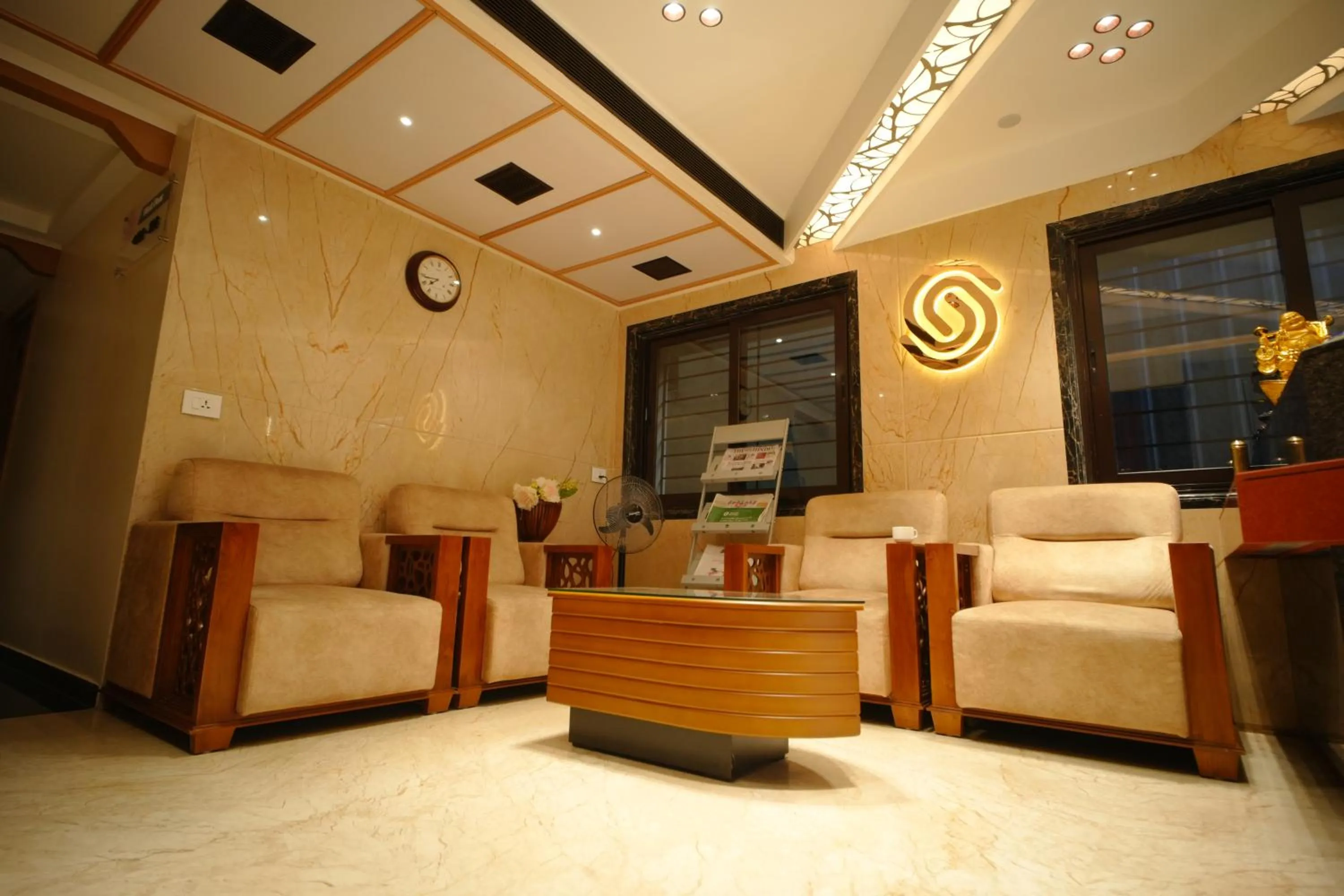 Lobby or reception in Hotel Grand Sabarees