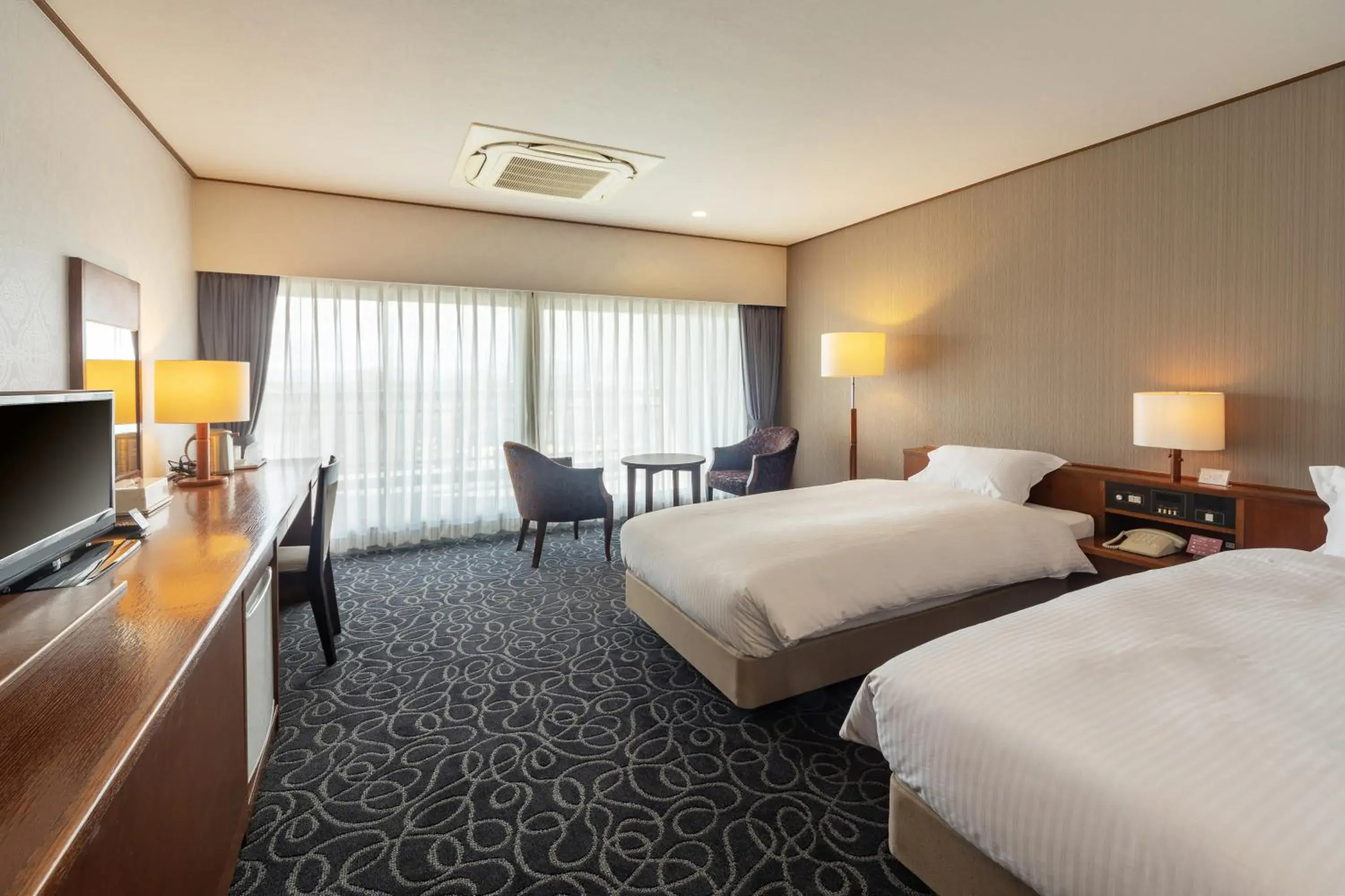 Standard Twin Room with Sofa - single occupancy in Suikouen Hotel Standard Twin Room with Sofa - single occupancy in Suikouen Hotel