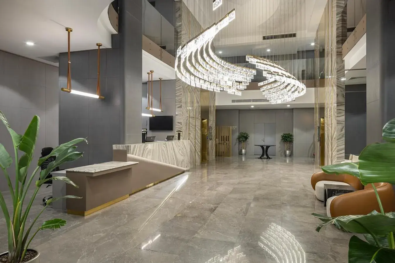 Lobby or reception in Billionaire Ramada Plaza by Wyndham Batumi & Casino Lobby or reception in Billionaire Ramada Plaza by Wyndham Batumi & Casino
