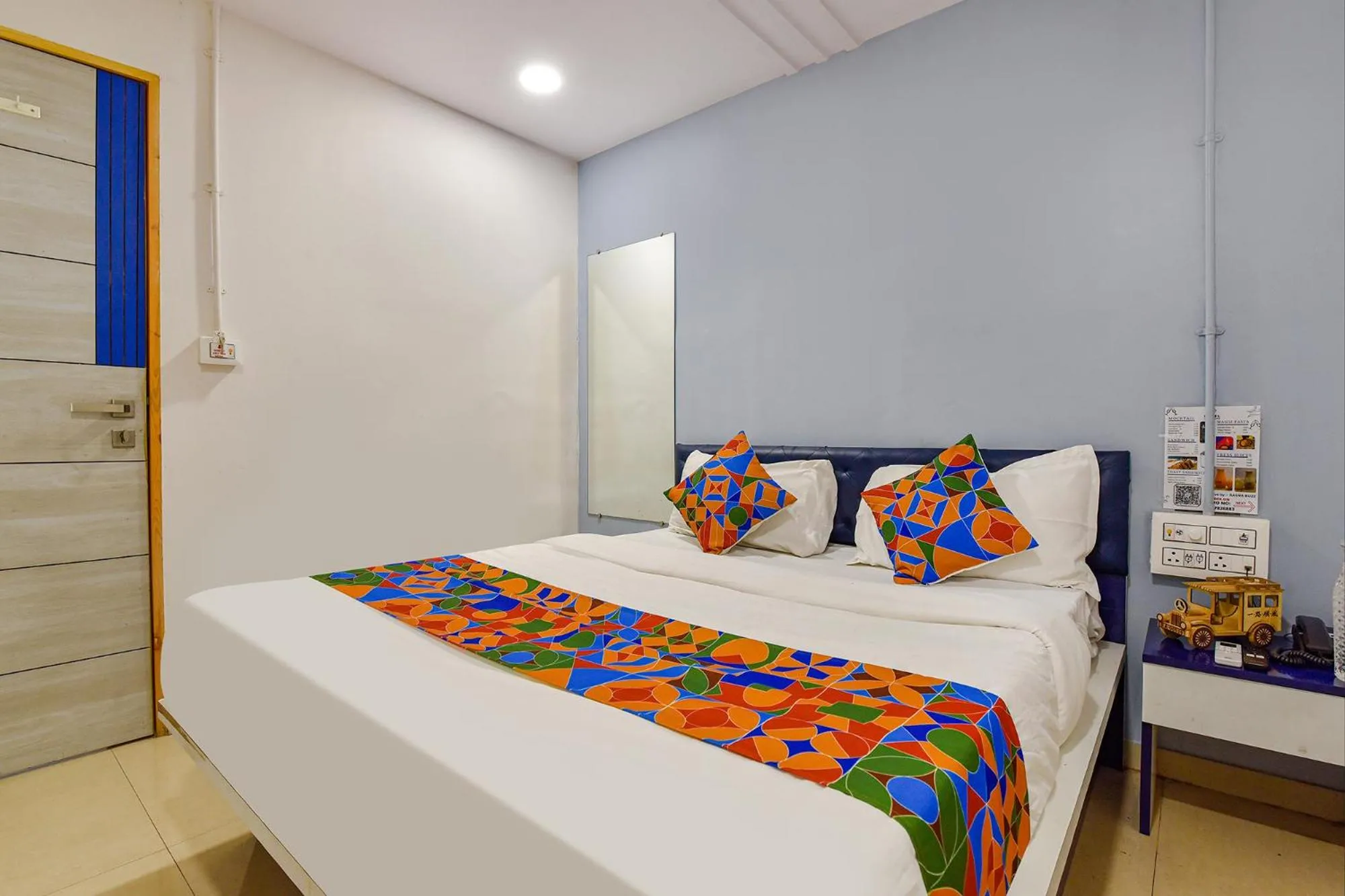 Bed in Hotel Solitaire, Best Luxurious Hotel AC Rooms In Surat
