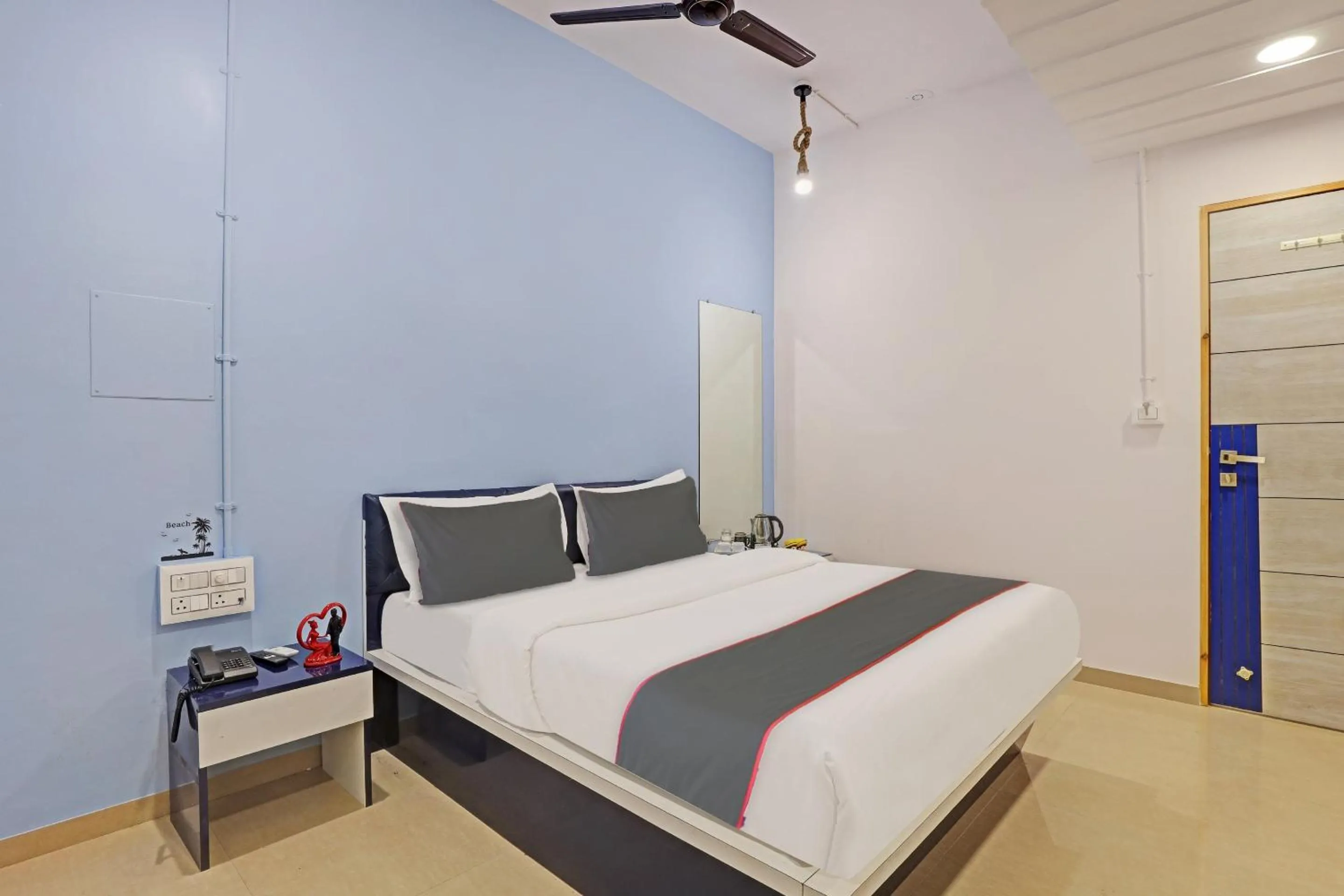 Bed in Hotel Solitaire, Best Luxurious Hotel AC Rooms In Surat