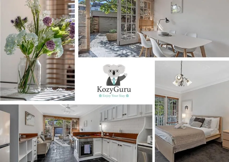 KozyGuru | Glebe | Cozy 2 Bedroom Stunning Terrace House