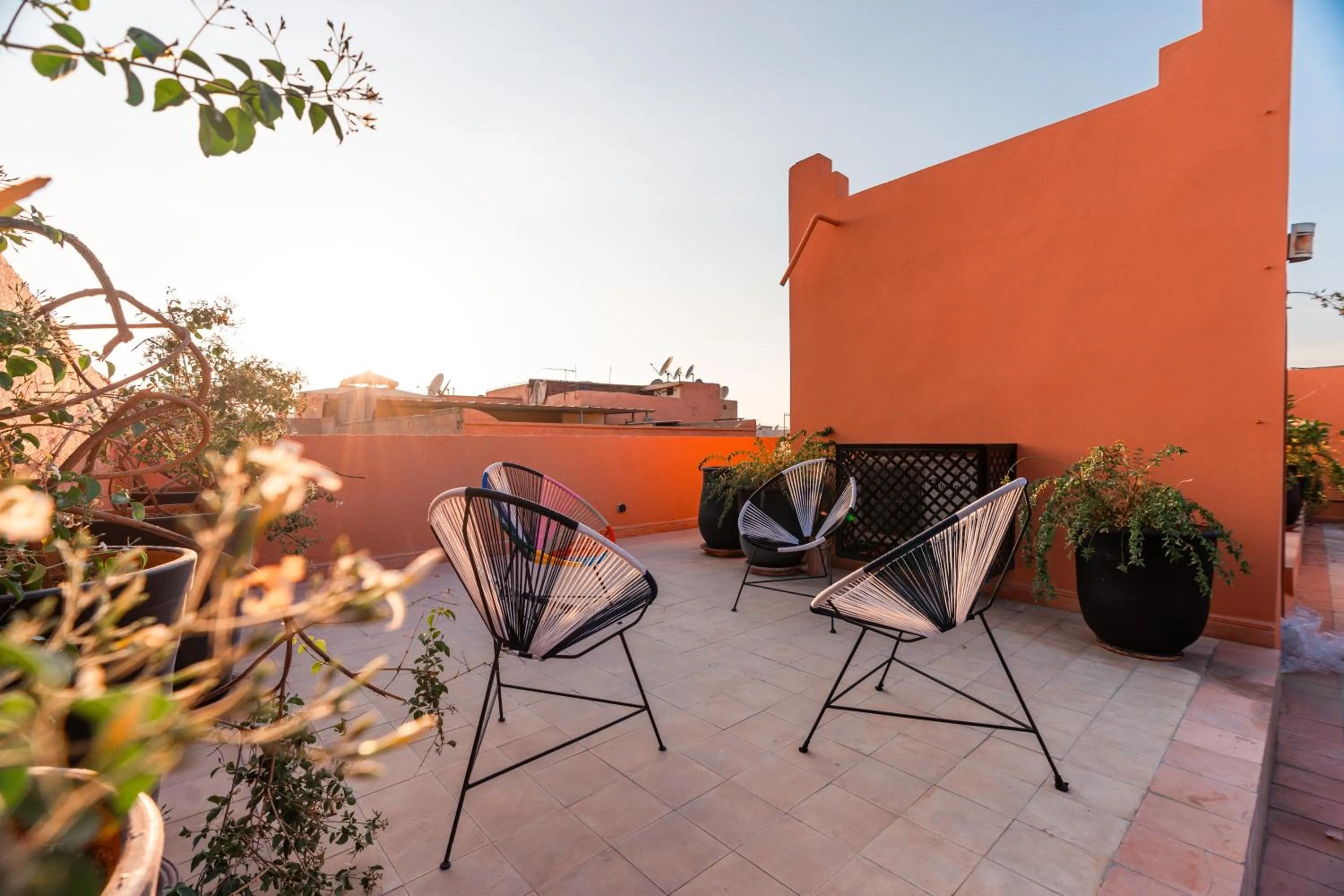 Balcony/Terrace in Riad L'ECOLE
