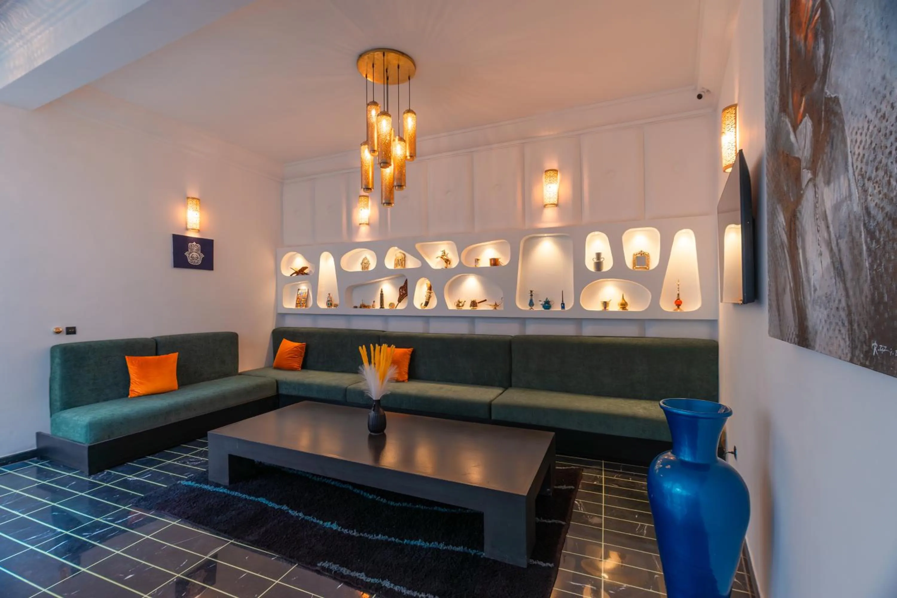 Seating area in Riad L'ECOLE