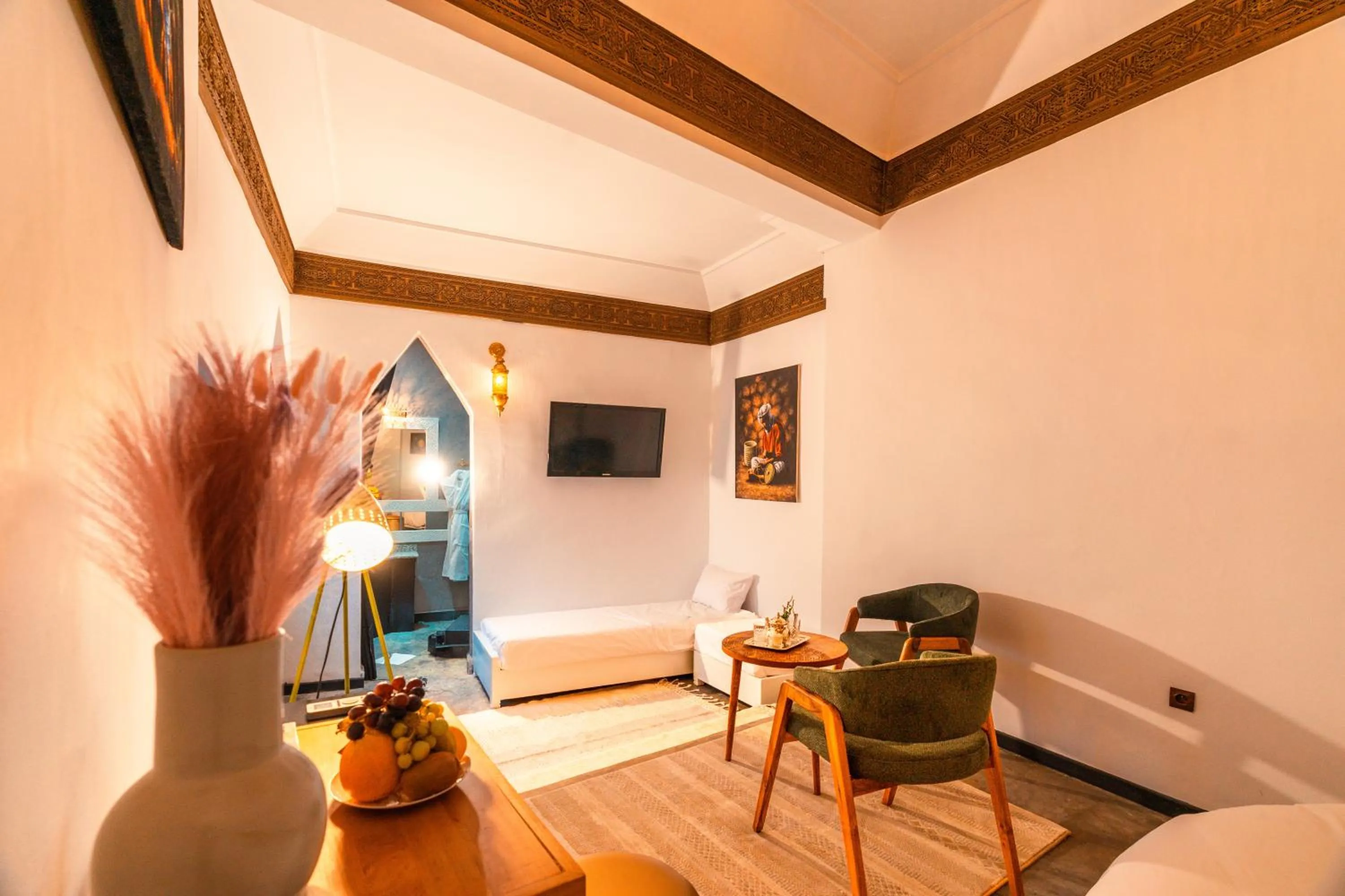 Seating area in Riad L'ECOLE