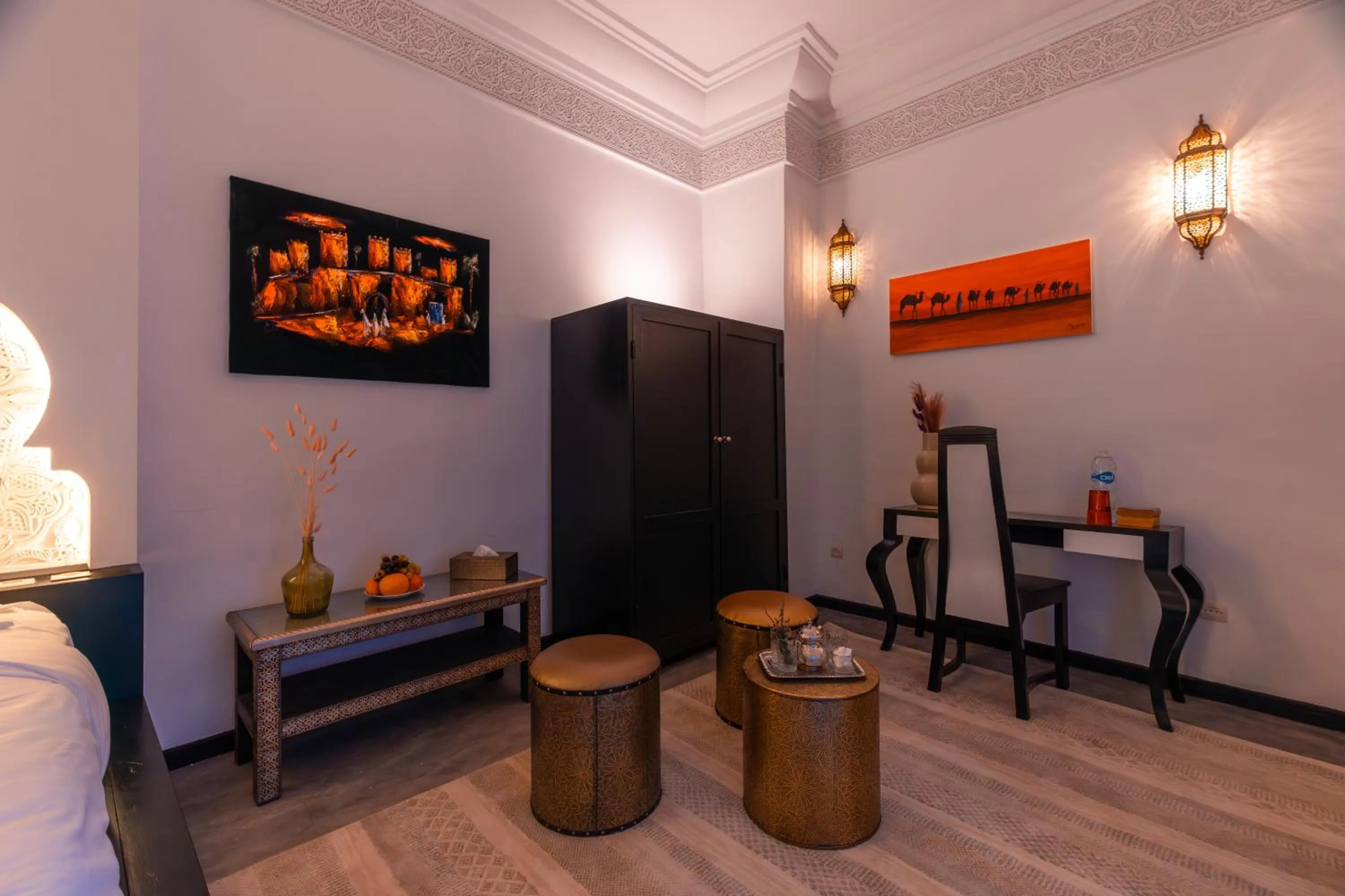 Seating area in Riad L'ECOLE