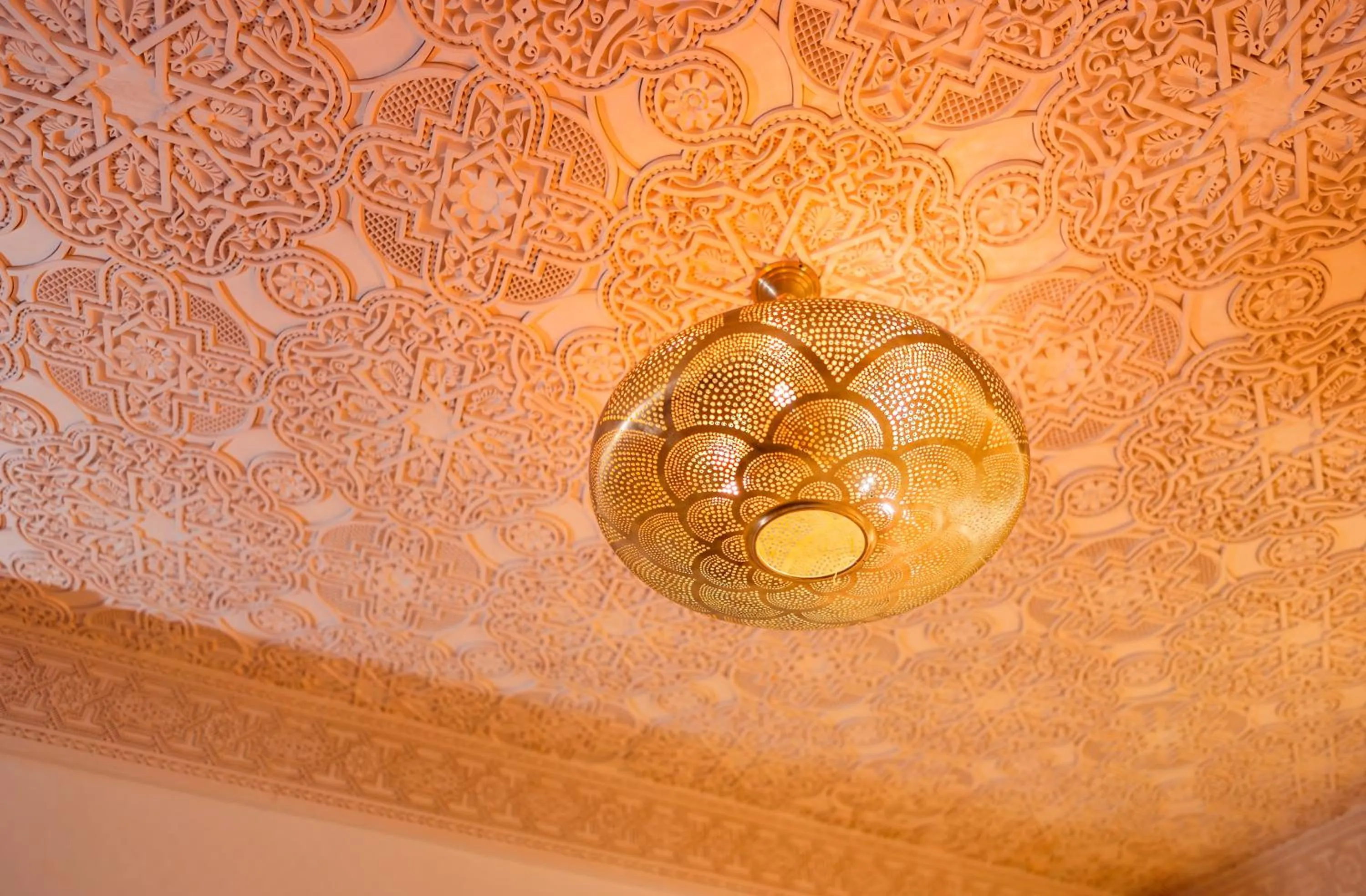Decorative detail in Riad L'ECOLE