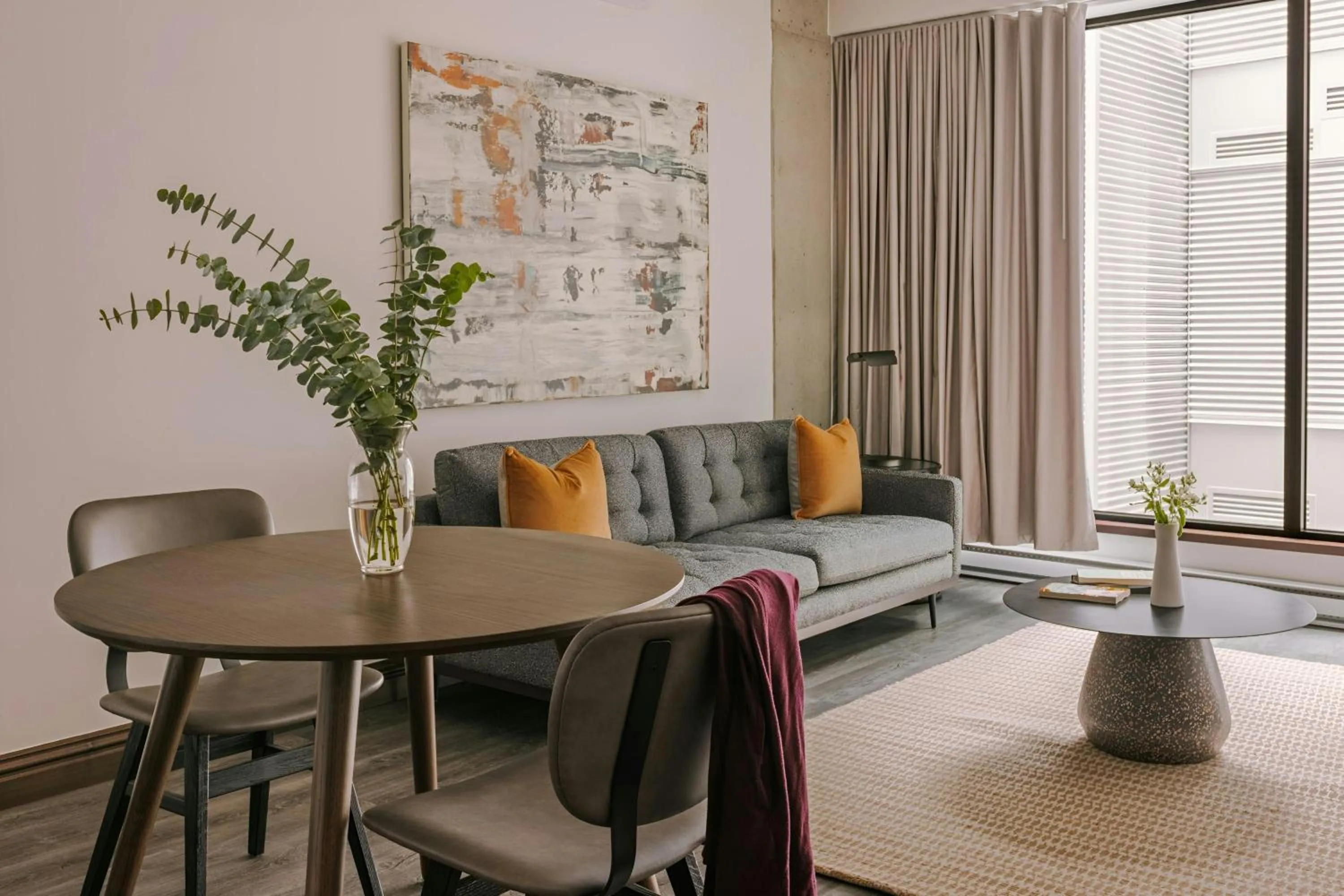 Living room in Sonder by Marriott Bonvoy Lambert Apartments Old Montreal
