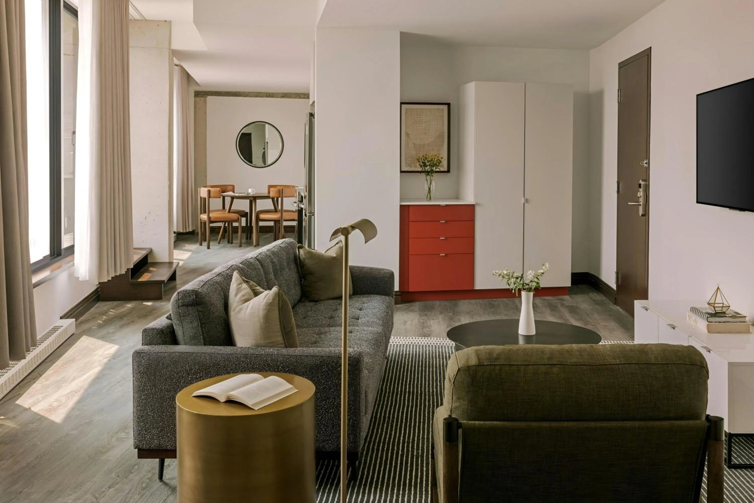 Living room in Sonder by Marriott Bonvoy Lambert Apartments Old Montreal
