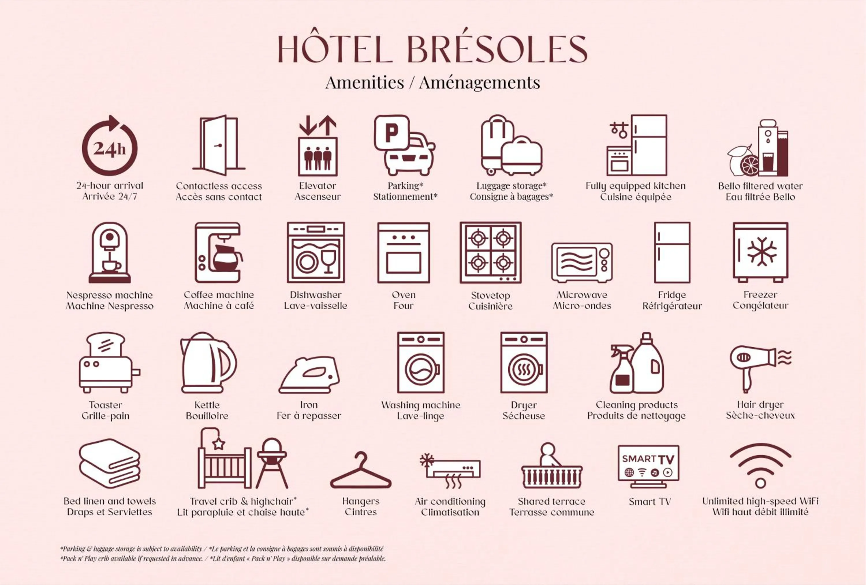 Text overlay in Bresoles Hotel