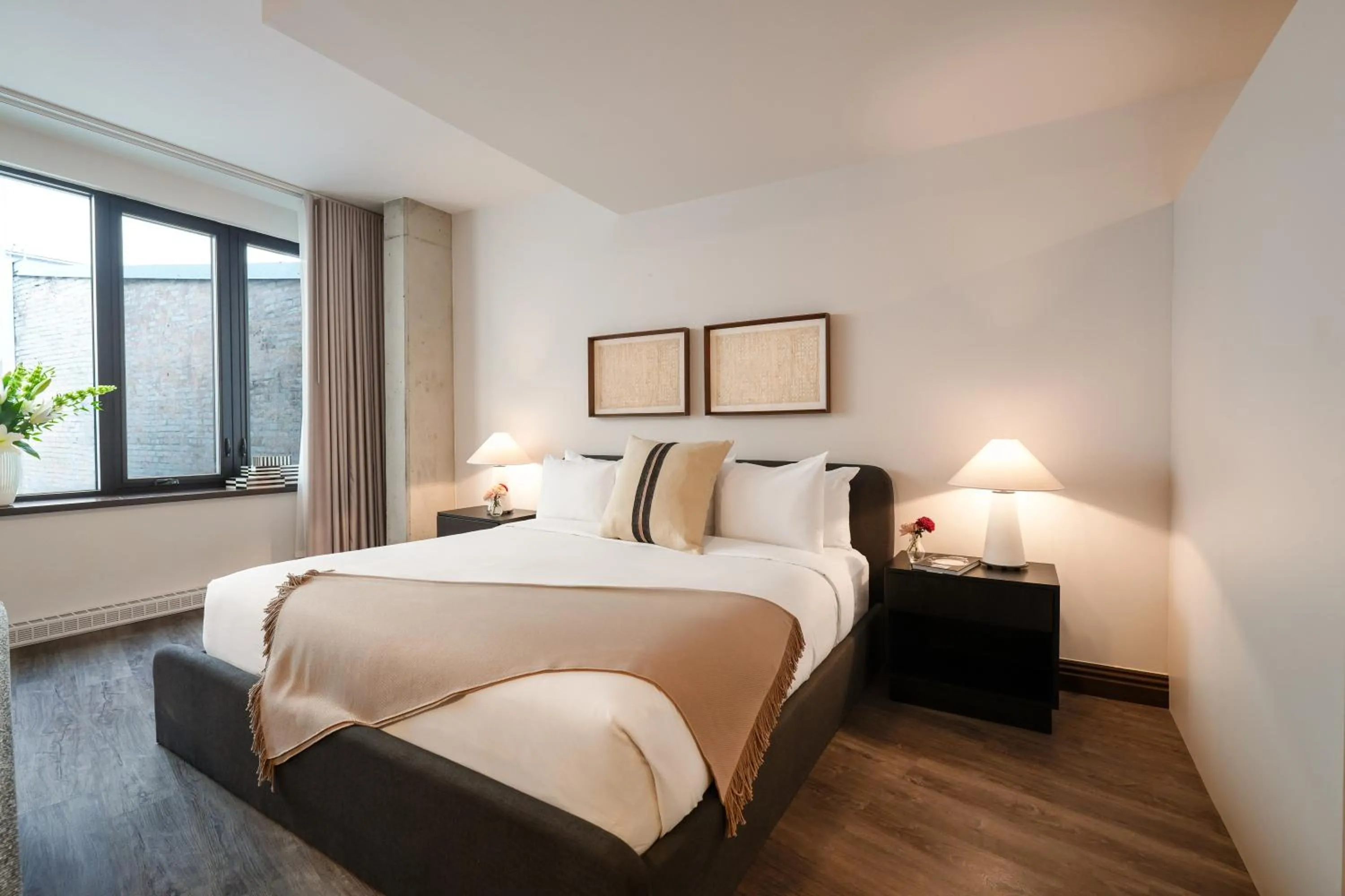 Bed in Bresoles Hotel