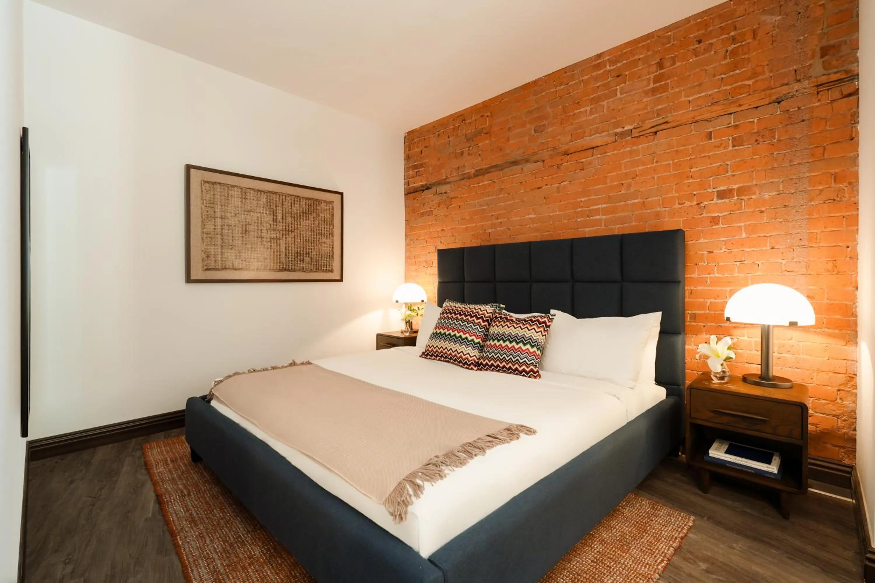 Bed in Bresoles Hotel