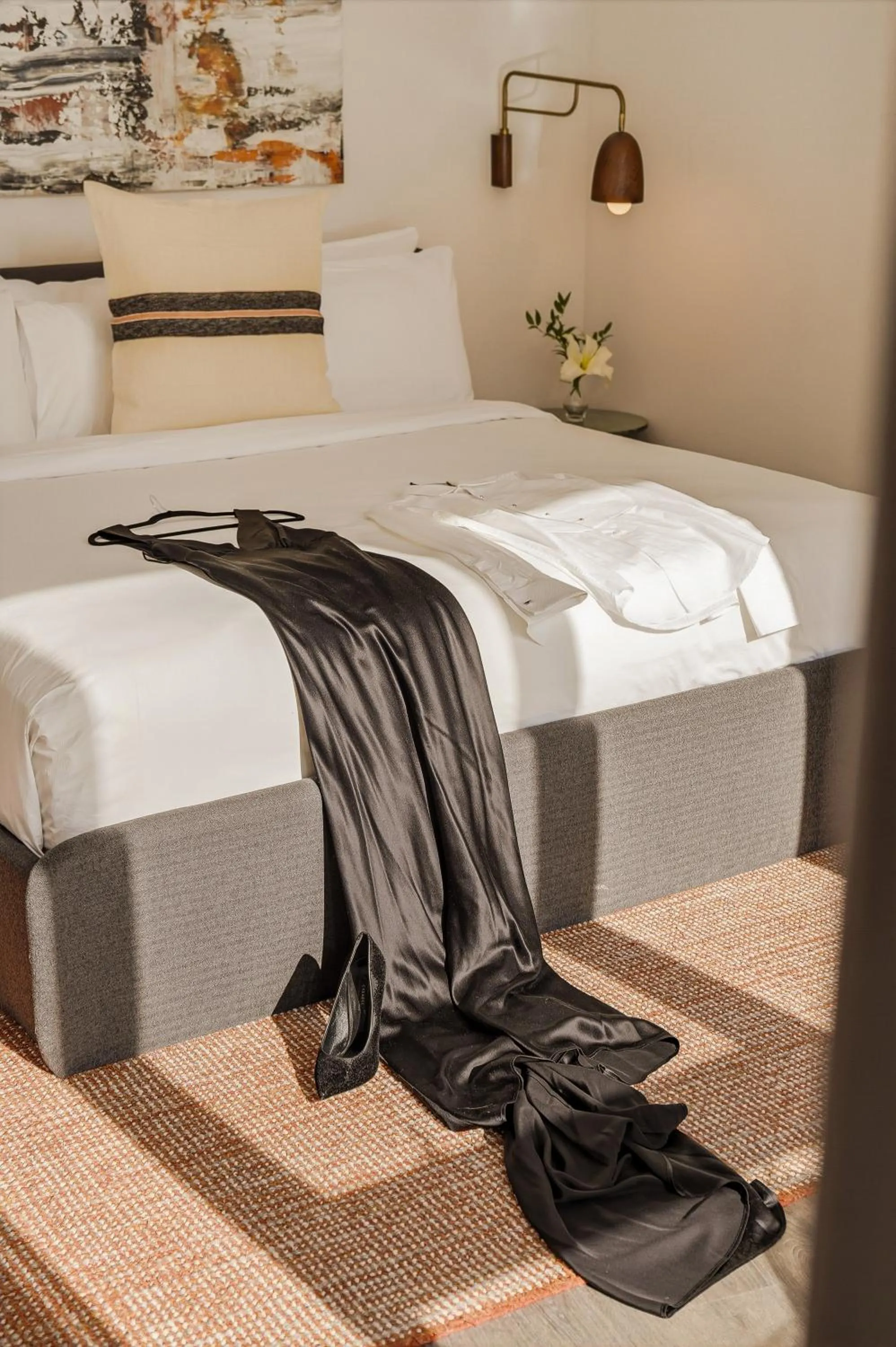 Bed in Bresoles Hotel