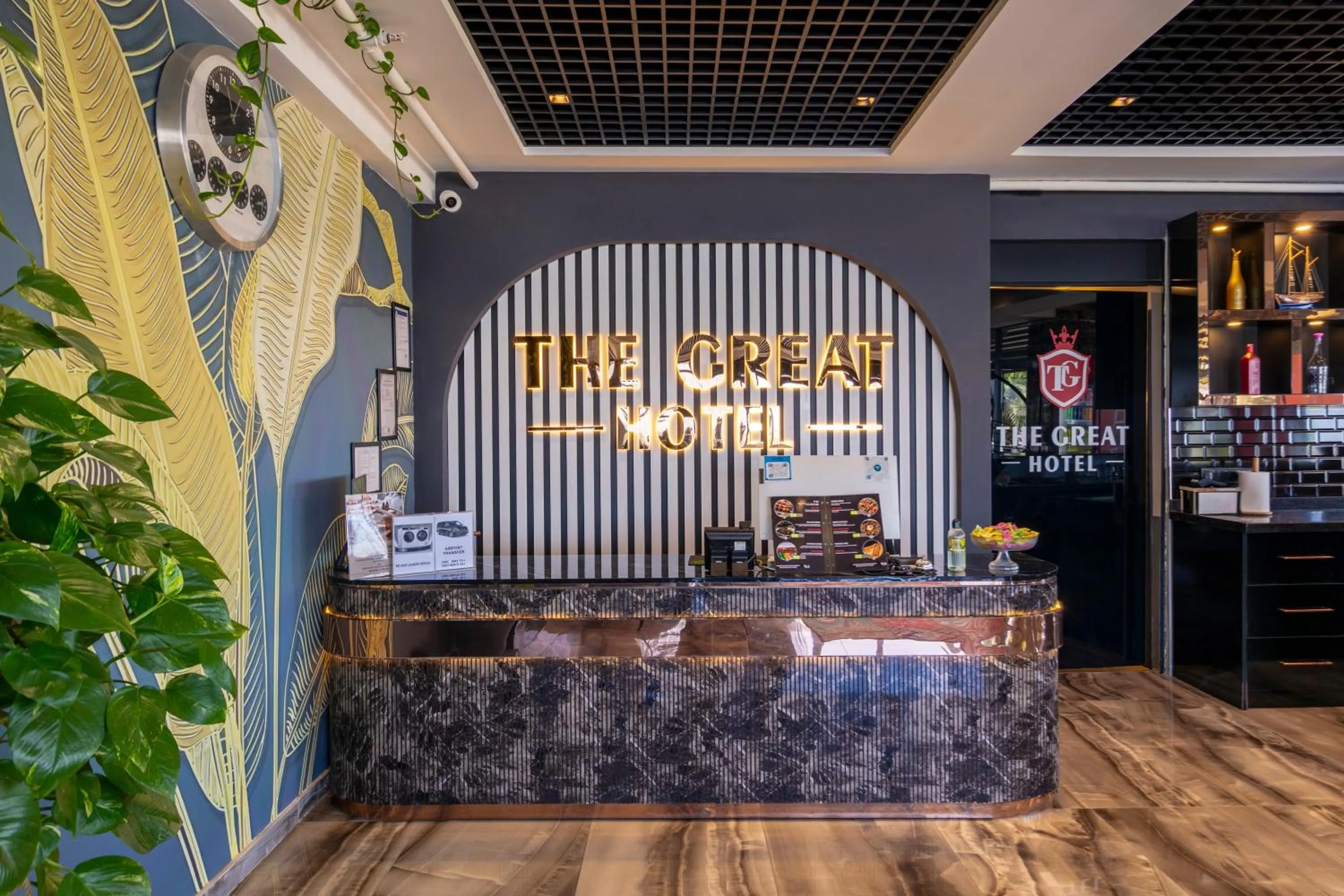 Lobby or reception in The Great Airport Hotel & Restaurant