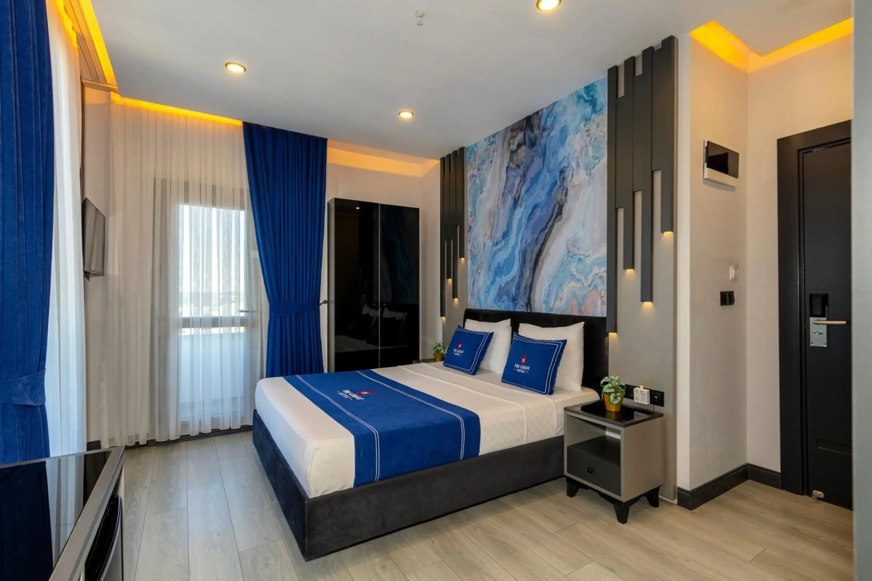 Bed in The Great Airport Hotel & Restaurant Bed in The Great Airport Hotel & Restaurant