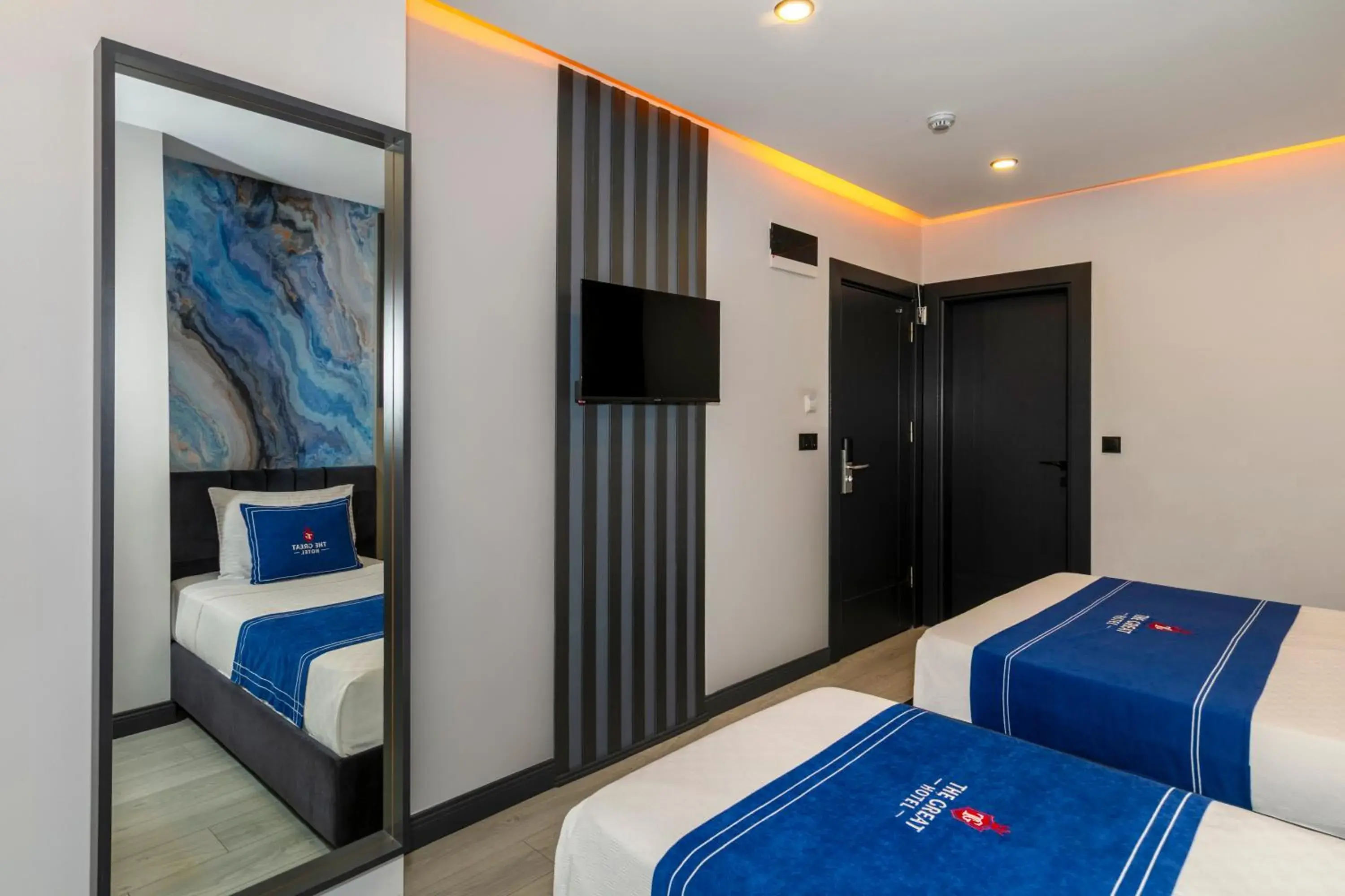 Bed in The Great Airport Hotel & Restaurant Bed in The Great Airport Hotel & Restaurant