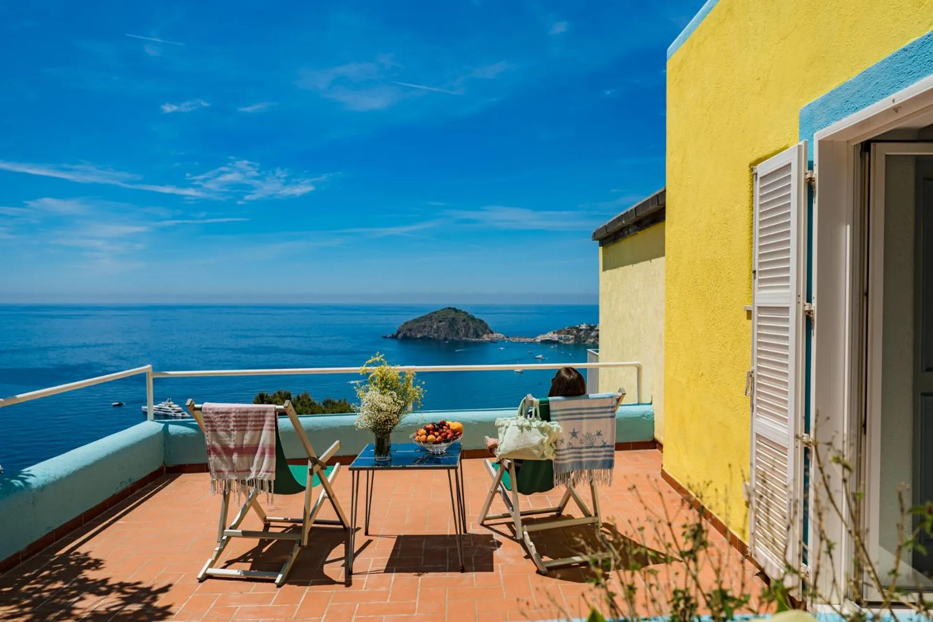 Patio in Hotel Sunset Green