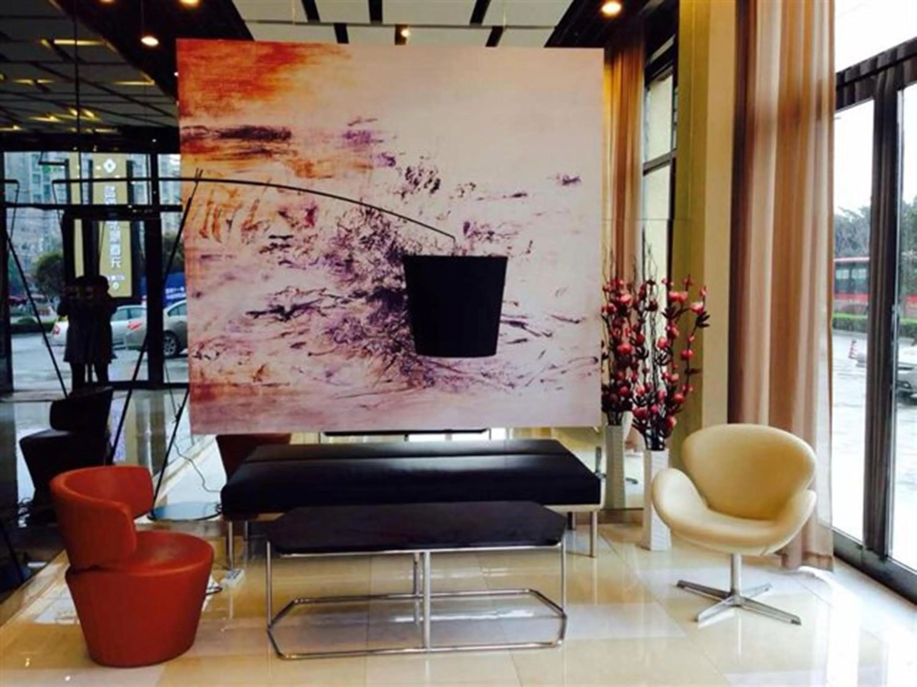 Decorative detail, TV/Entertainment Center in Jinjiang Inn Select Chengdu Shuangliu International Airport