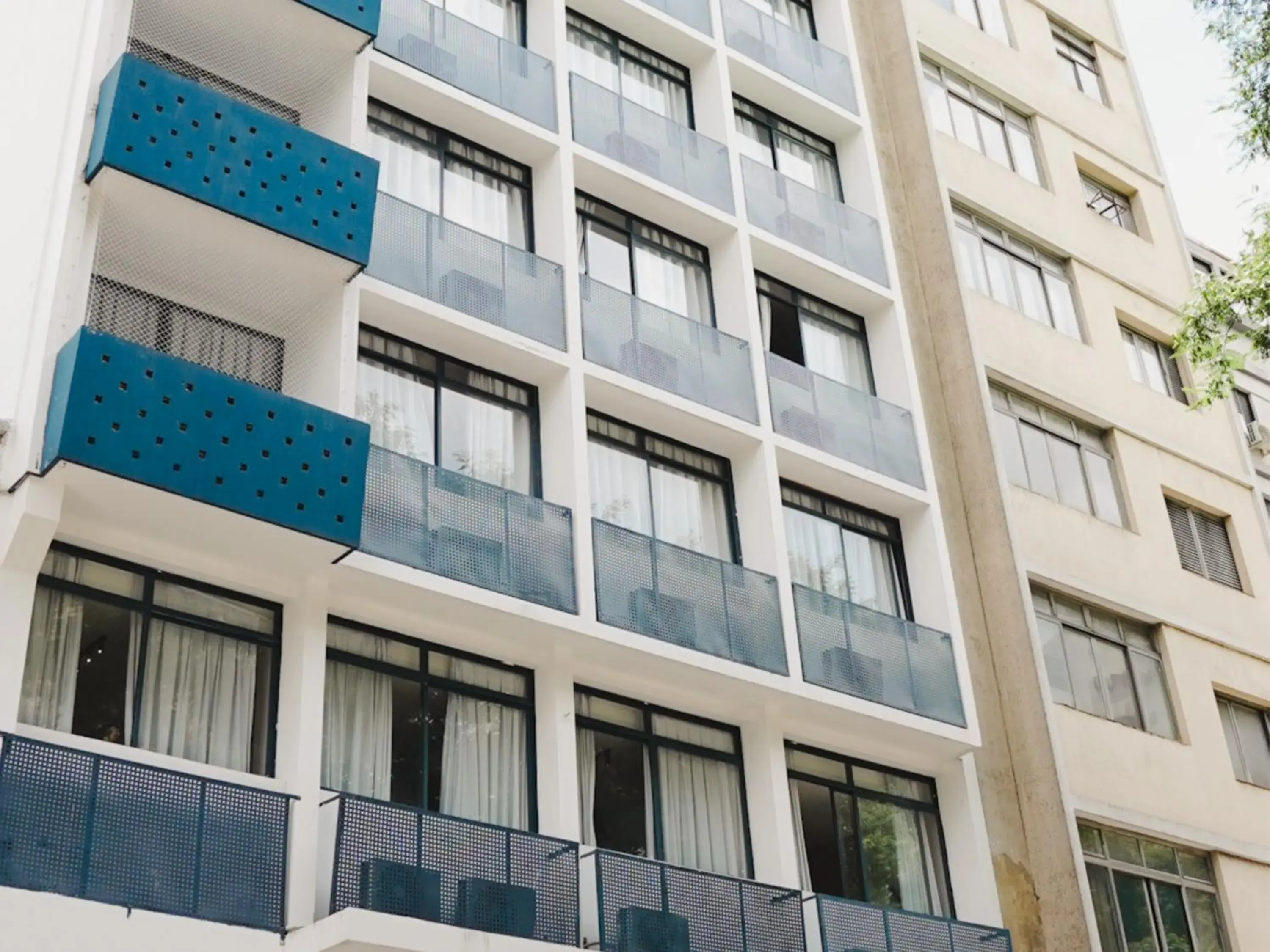 Property building in Apê Metrô Paraíso Property building in Apê Metrô Paraíso