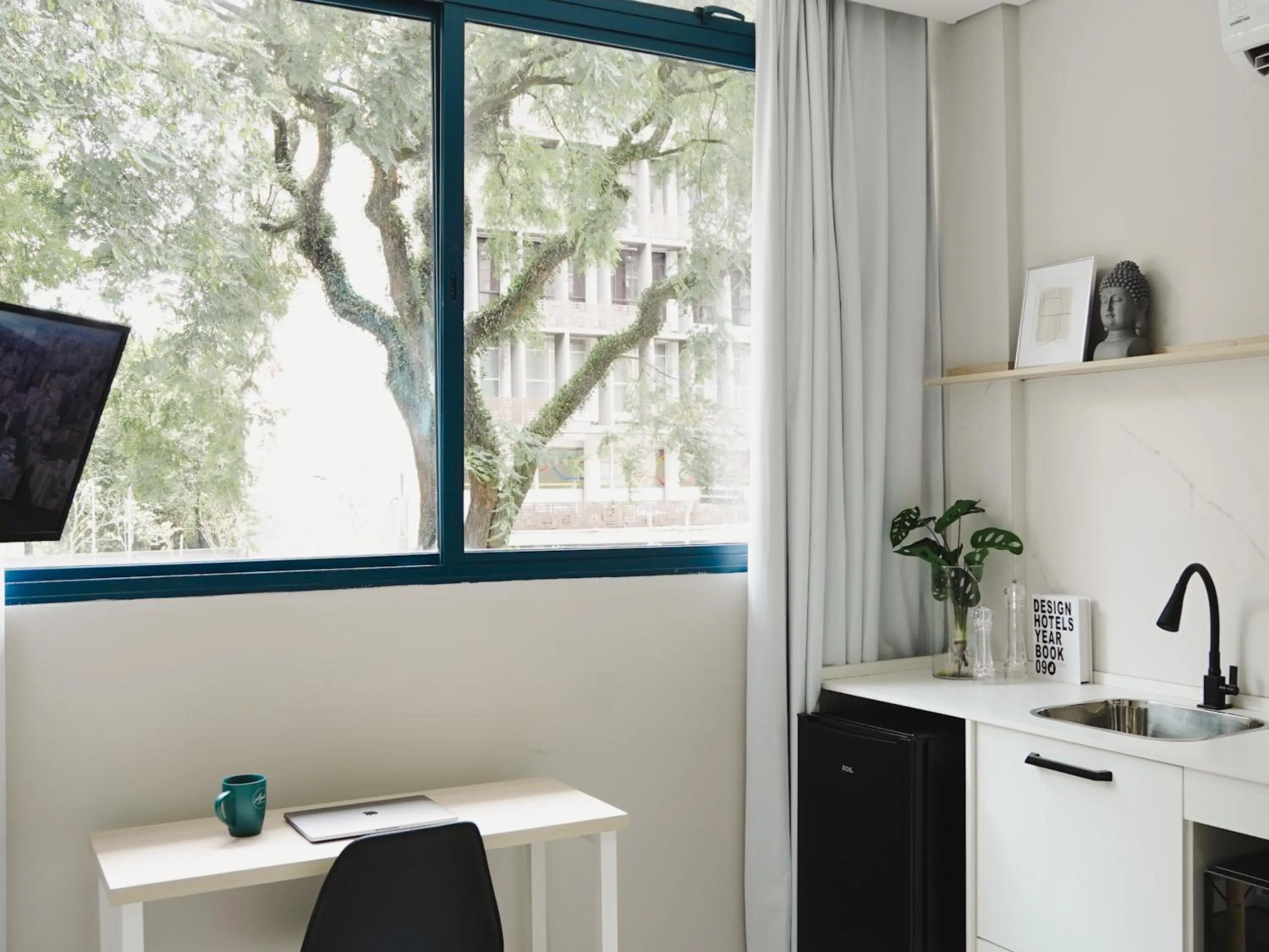 View (from property/room) in Apê Metrô Paraíso