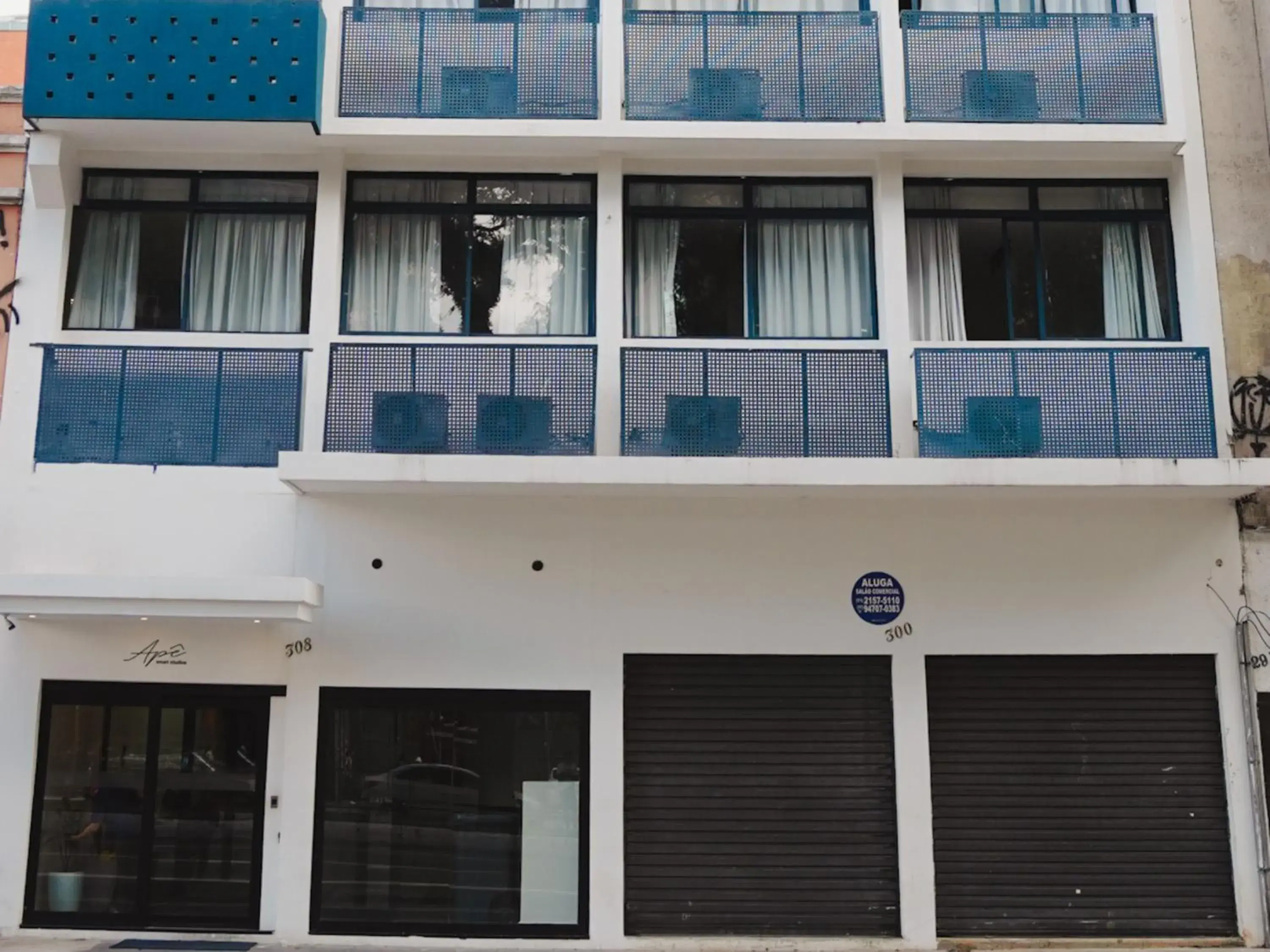 Property building in Apê Metrô Paraíso Property building in Apê Metrô Paraíso