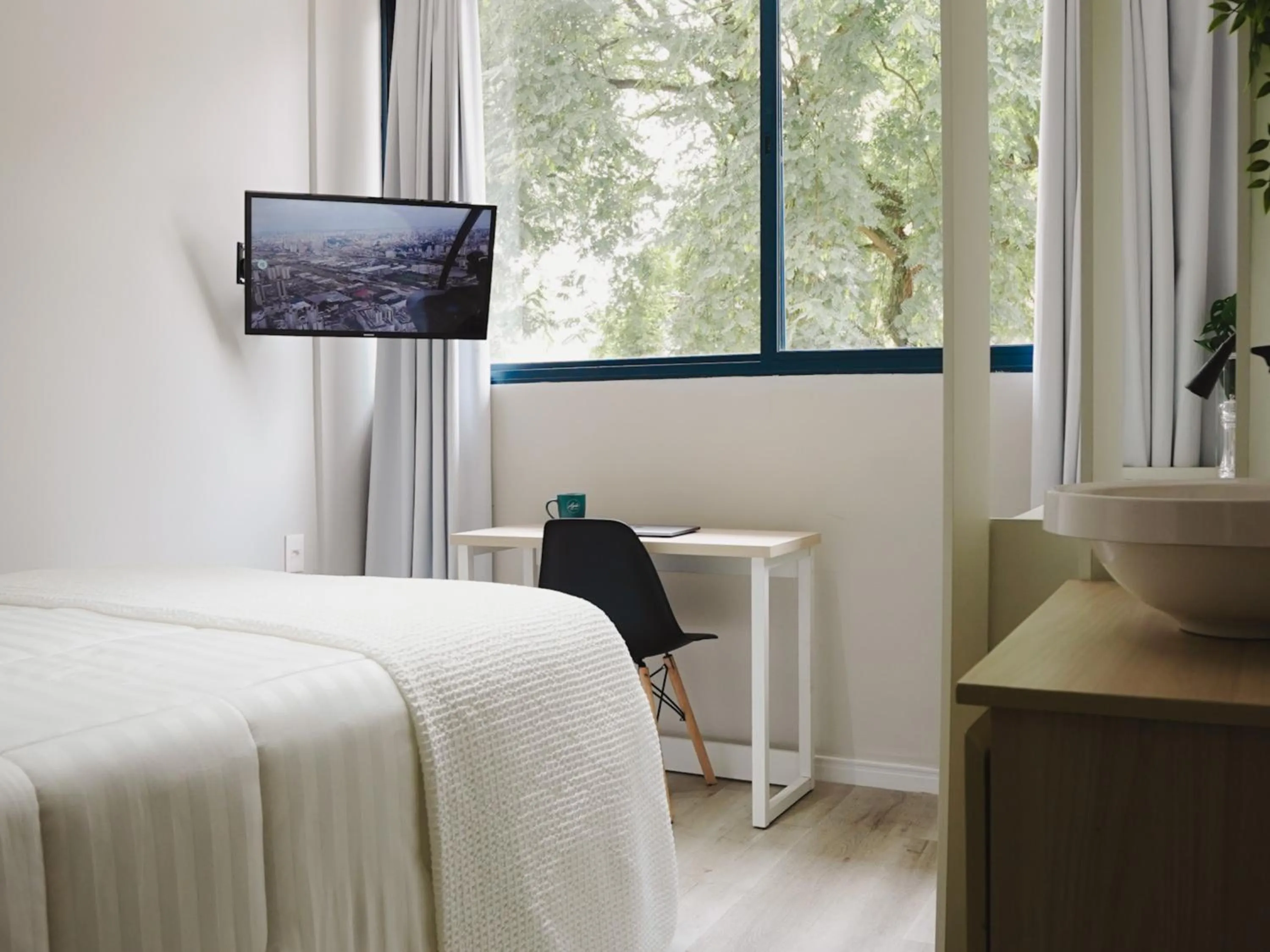 Bed in Apê Metrô Paraíso