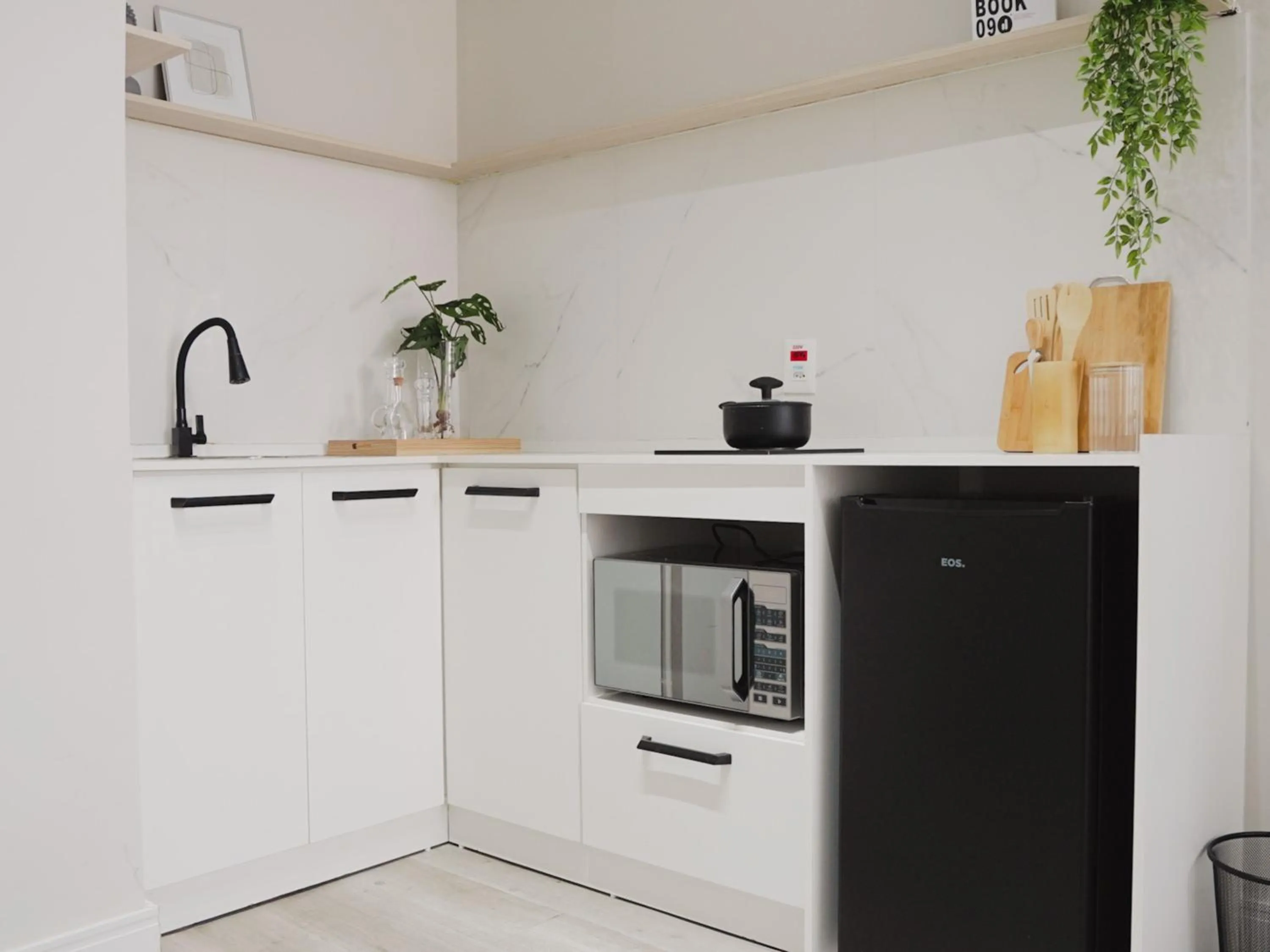 Kitchen or kitchenette in Apê Metrô Paraíso