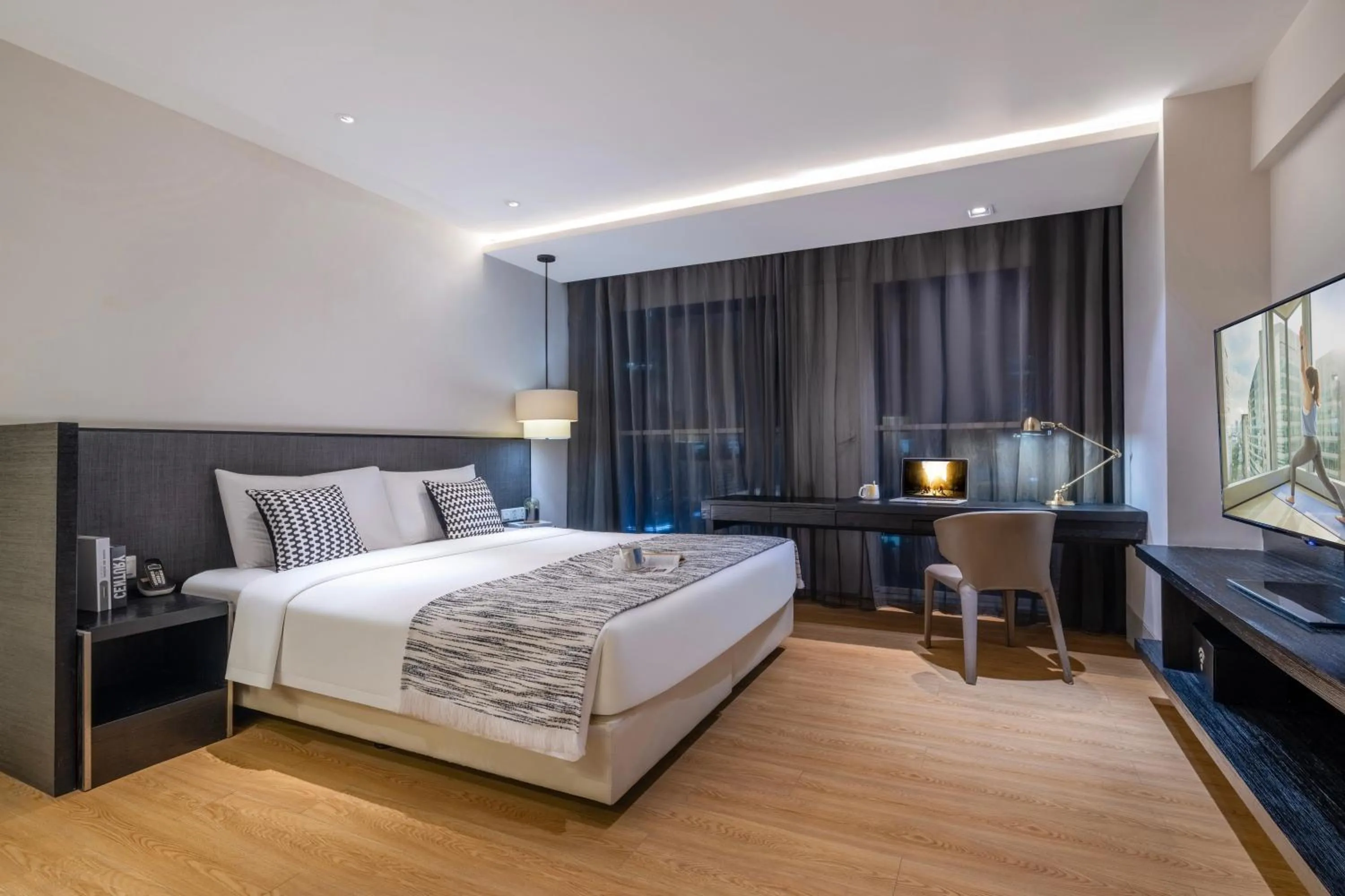 TV and multimedia, Bed in Citadines South Chengdu