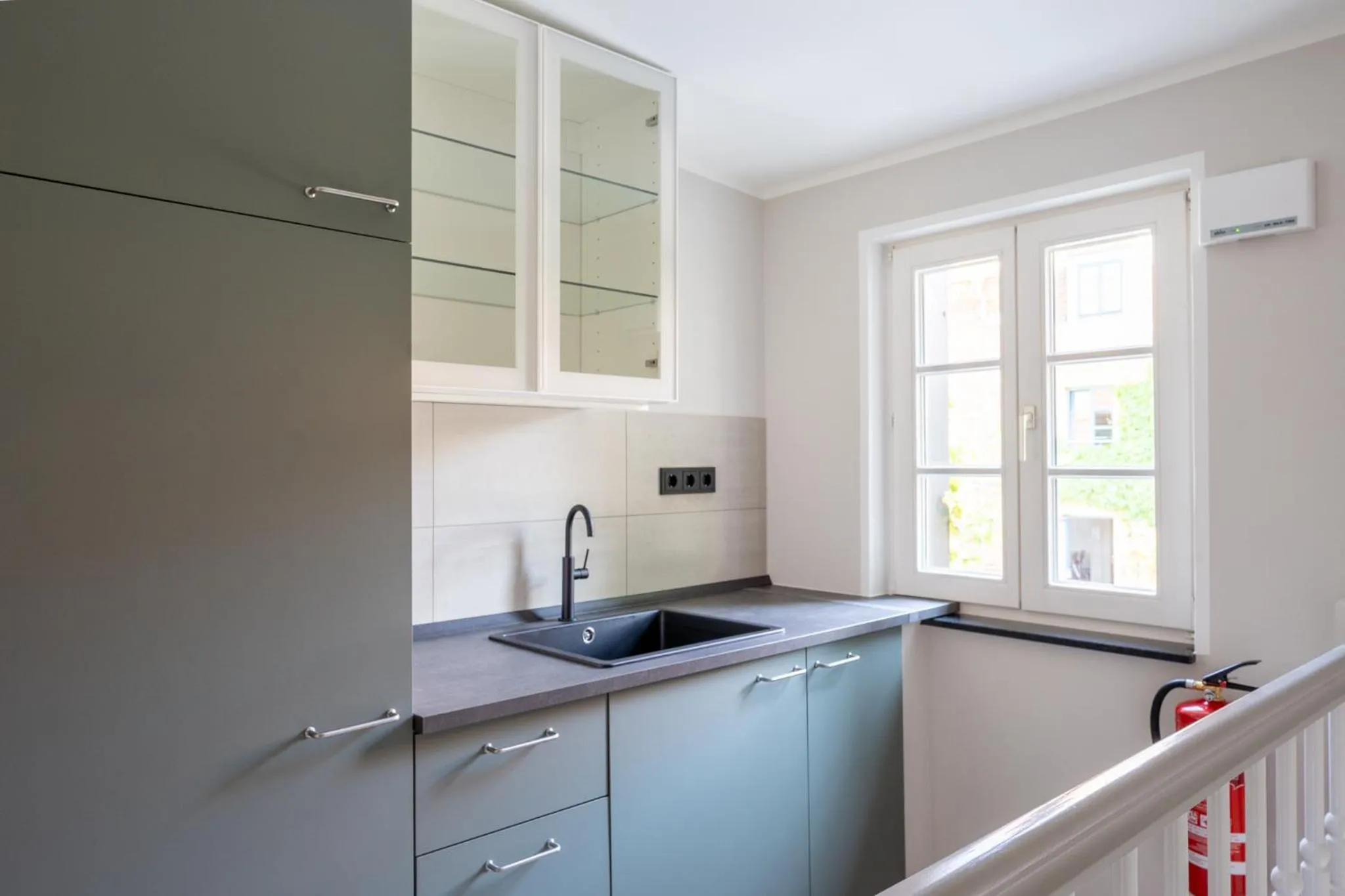 Kitchen or kitchenette in Up Hus Hotel Neuruppin