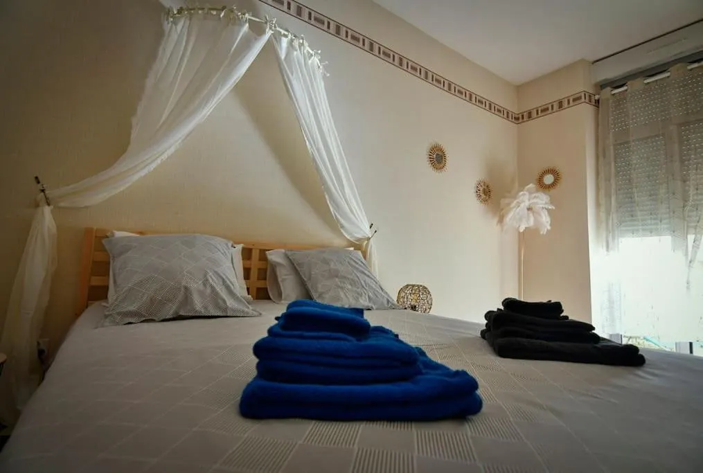 Bed in Grand appartement de haut standing en centre-ville