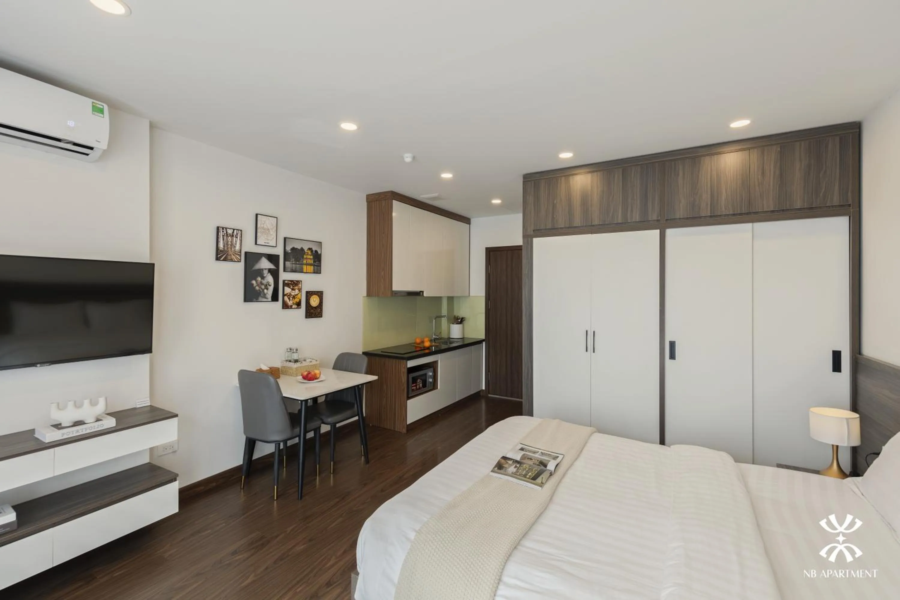 TV and multimedia, Bed in NB APARTMENT - KIM MA