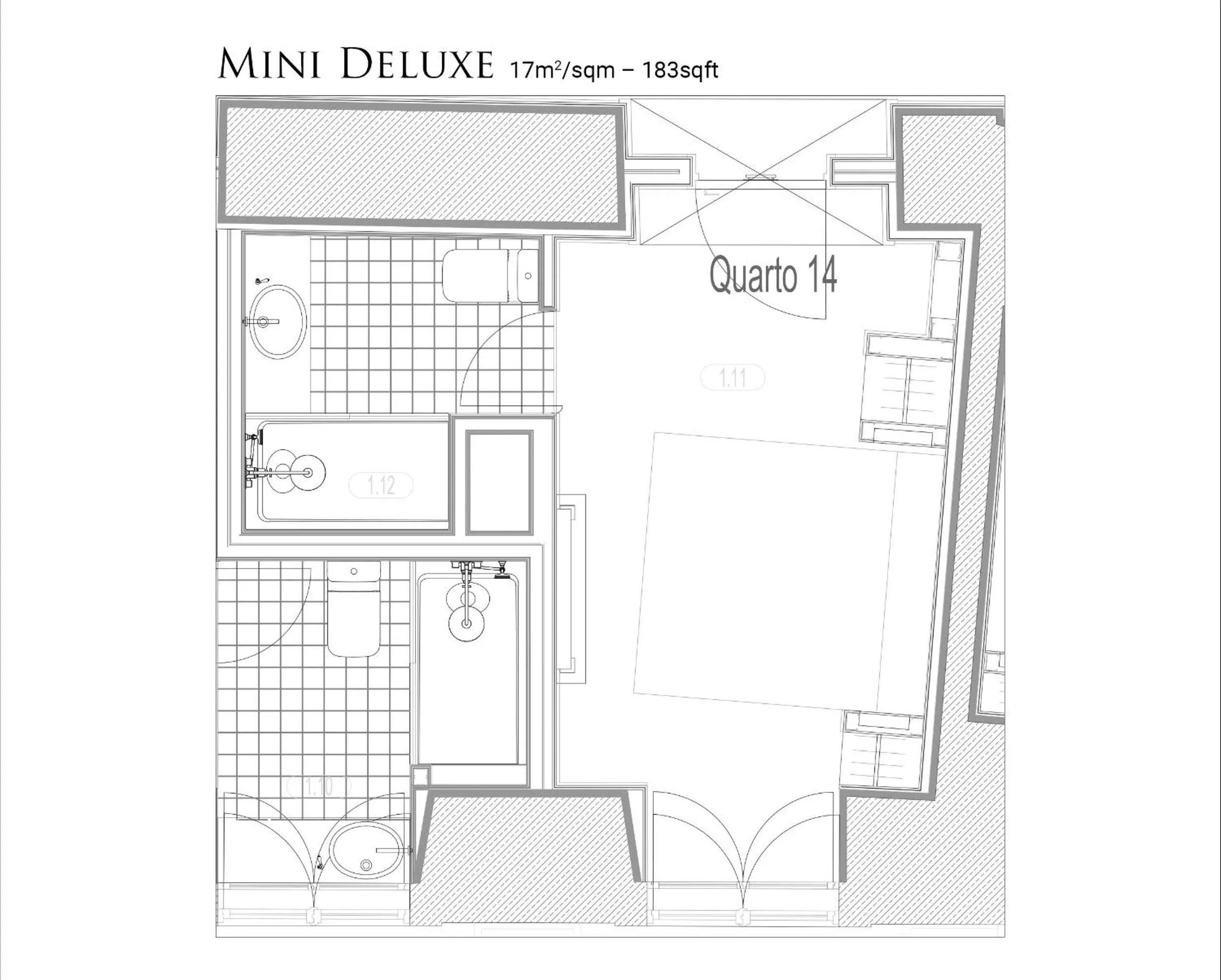 Floor plan in AlmaLusa Alfama